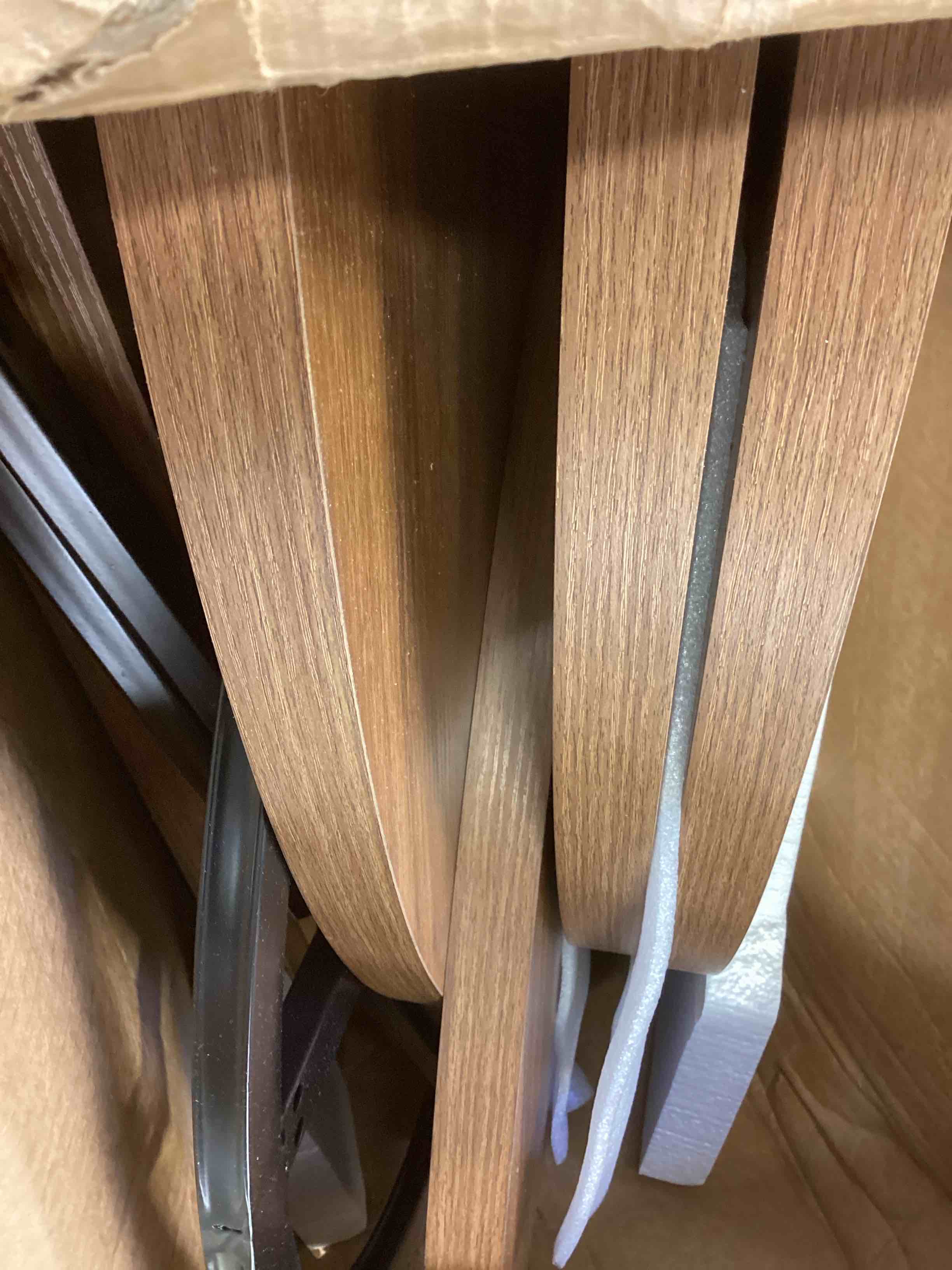 Condition photo showing As Is for Kuuipo Round Dining Table