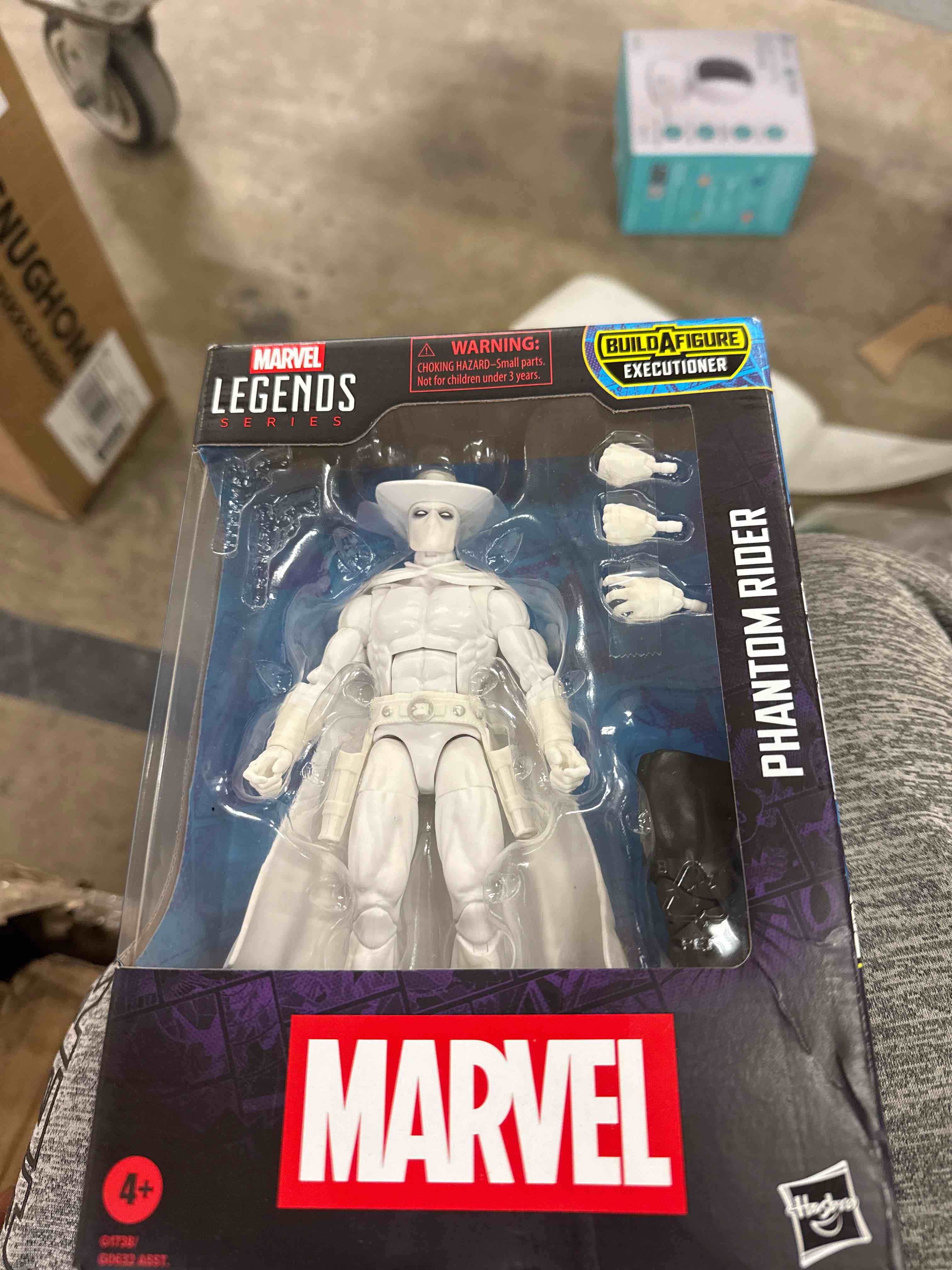 Condition photo showing Good Condition for Marvel Legends Series Phantom Rider, Ghost Rider and Avengers Comics Collectible 6-Inch Scale Action