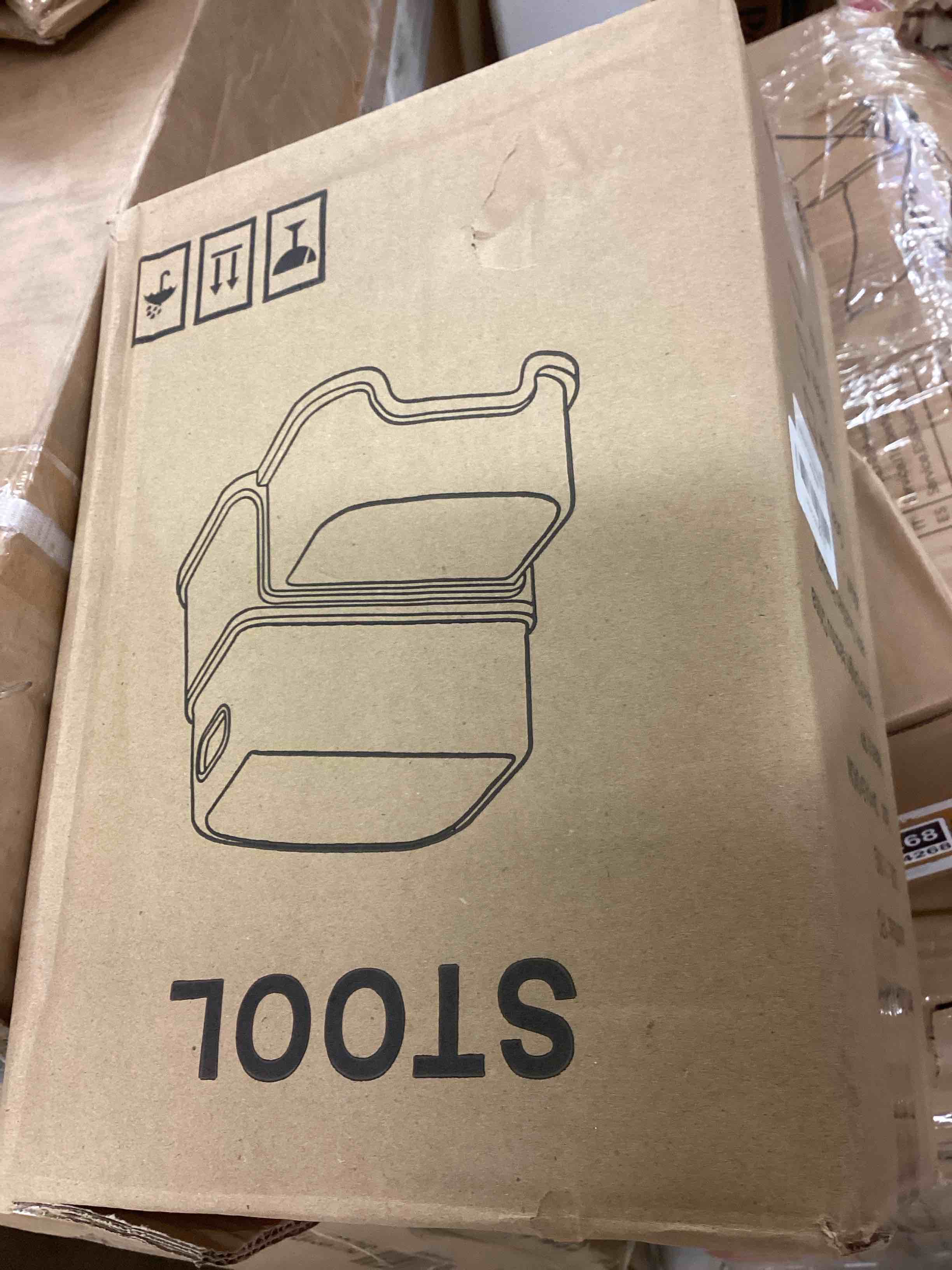 Condition photo showing Good Condition for Toddler Step Stool,2 Step Stools for Kids with Anti-Slip Surface and Rubber Bottom, Kids Step Stool Poop Stool for Toilet Potty Training, Bathroom, Kitchen(Include 2 Ducks) Gray