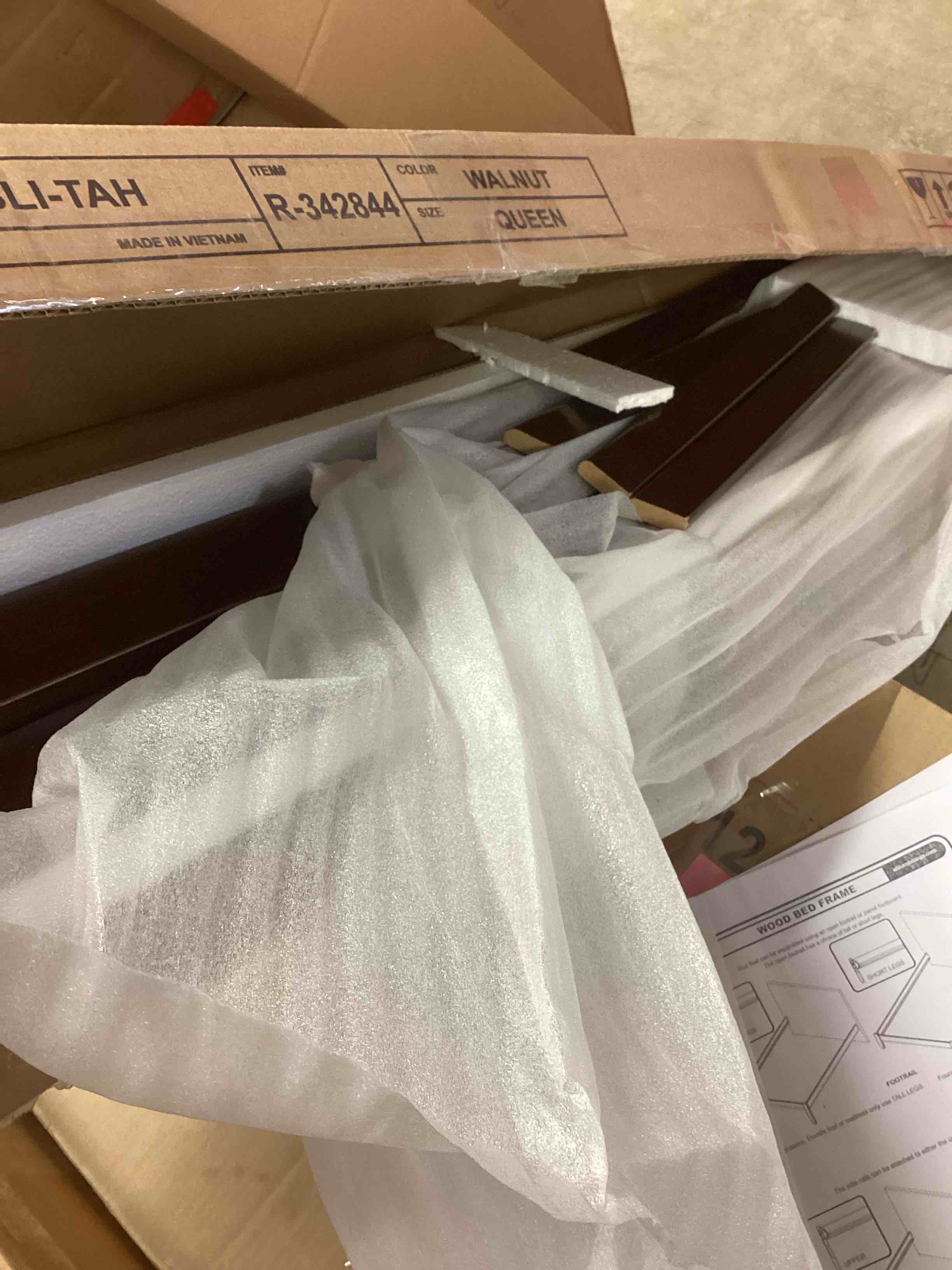 Condition photo showing Good Condition for  AFI Richmond Walnut Queen Headboard (only headboard) 