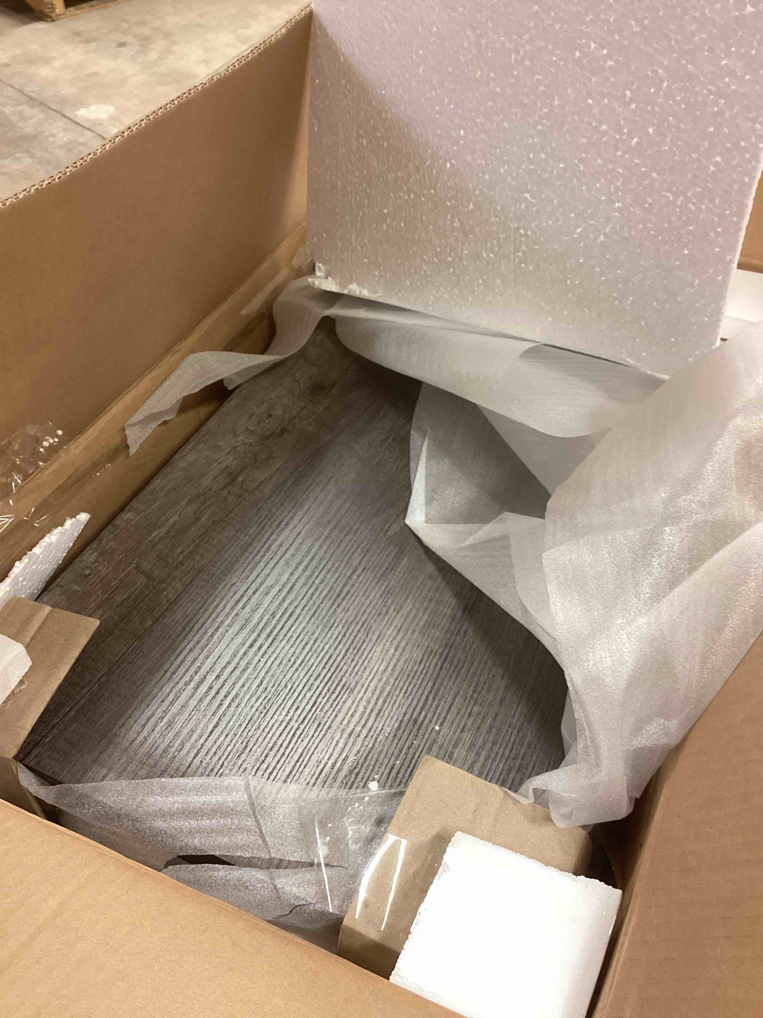 Condition photo showing Good Condition for Lexicon Modern Nightstand with 2 Drawers, End Table w/Storage, Bedside Furniture, Bedside Table for Bedroom, No Assembly, Grey