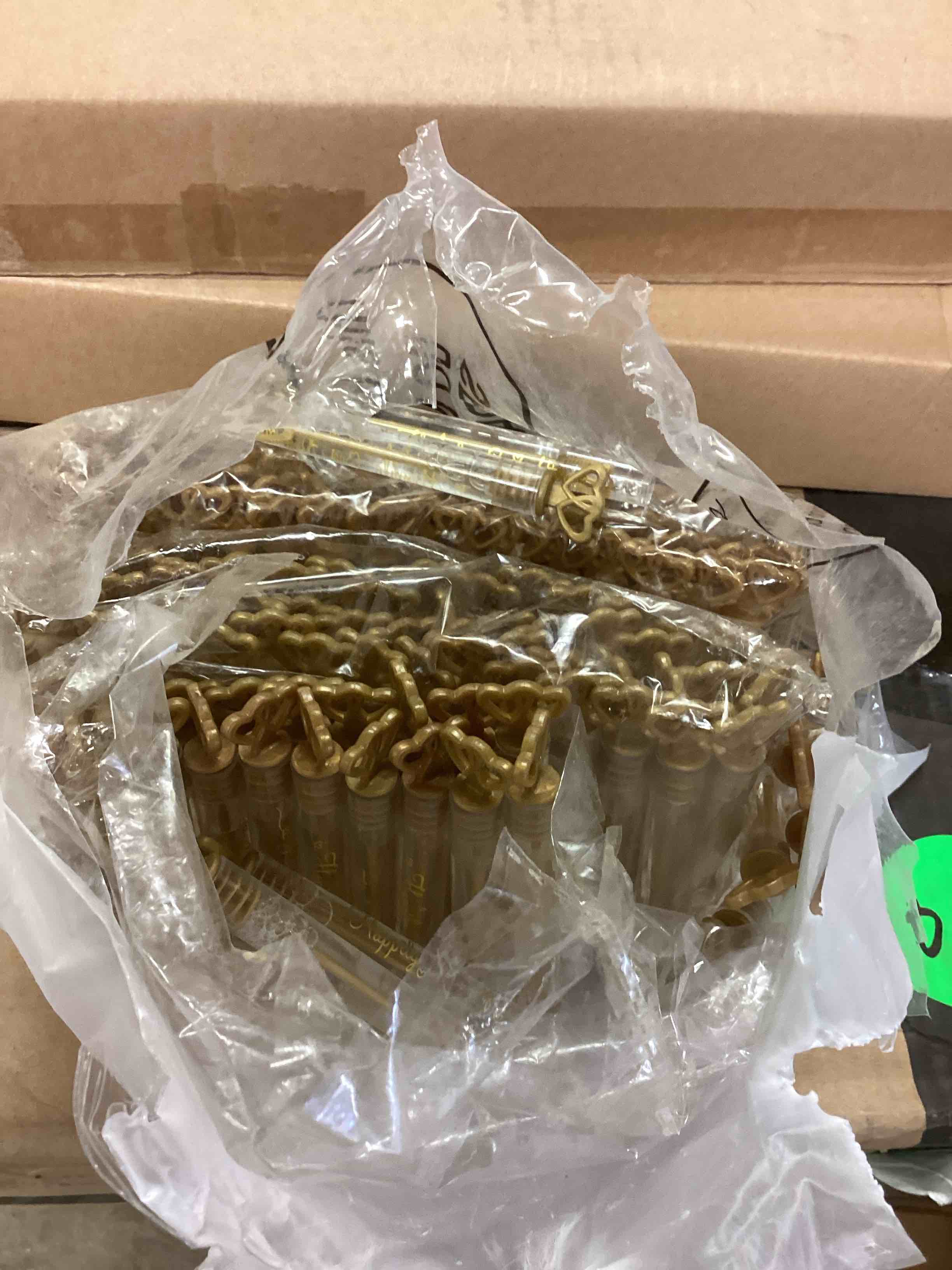 Condition photo showing Good Condition for 150 Pcs Bubble Wands Bulk for Wedding Party Mini Heart Wand with Bubble Solution for Wedding Bridal Showers Valentine Anniversary Birthday Supplies(Gold,Happy Ever After) Happy Ever After Gold