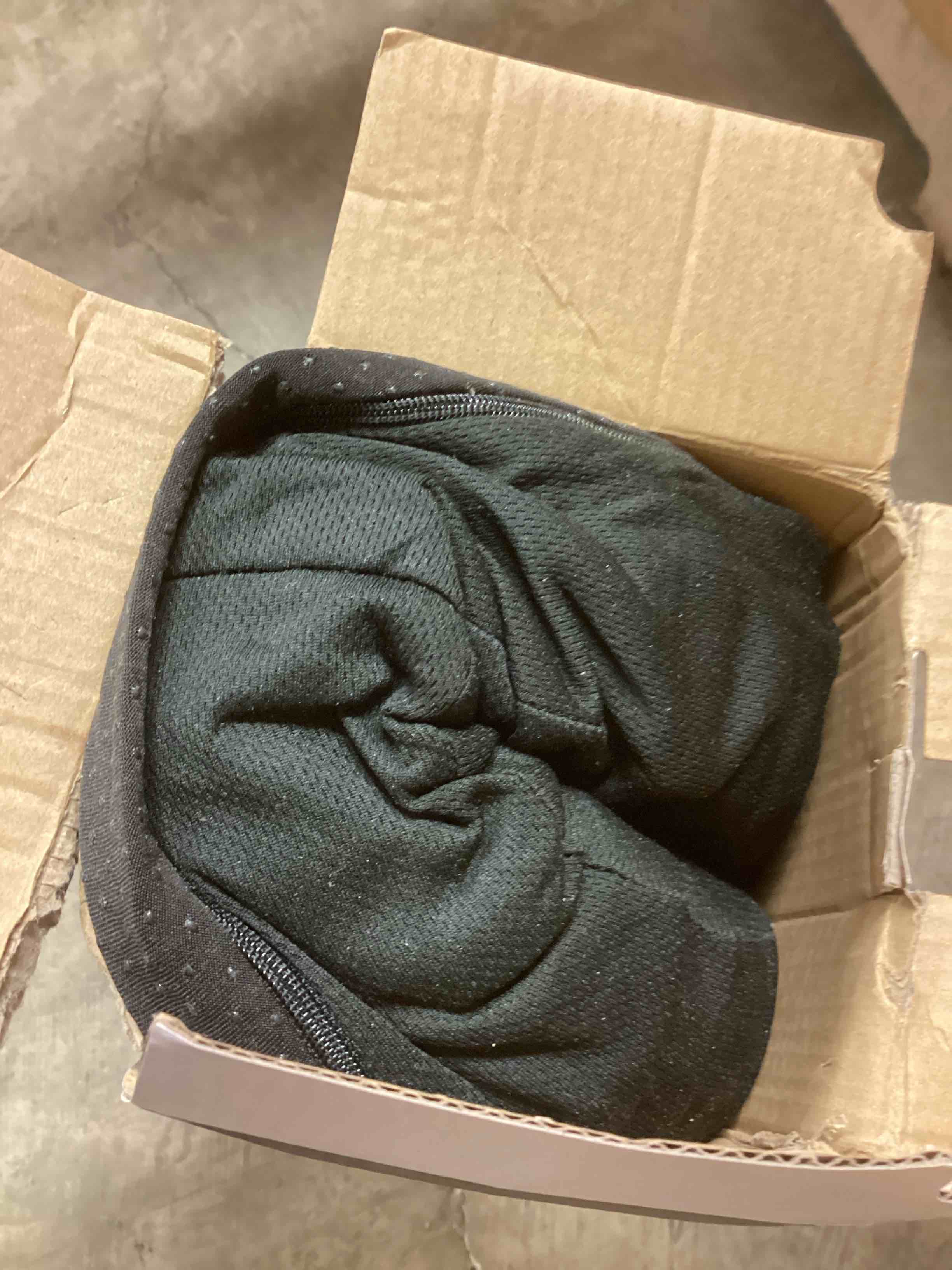 Condition photo showing As Is for 5 STARS UNITED Donut Pillow Hemorrhoid Tailbone Cushion – Large Cushion for Pain Relief – Coccyx, Prostate, Sciatica, Pelvic Floor, Pressure Sores, Pregnancy, Postpartum Recovery, Black Black Large