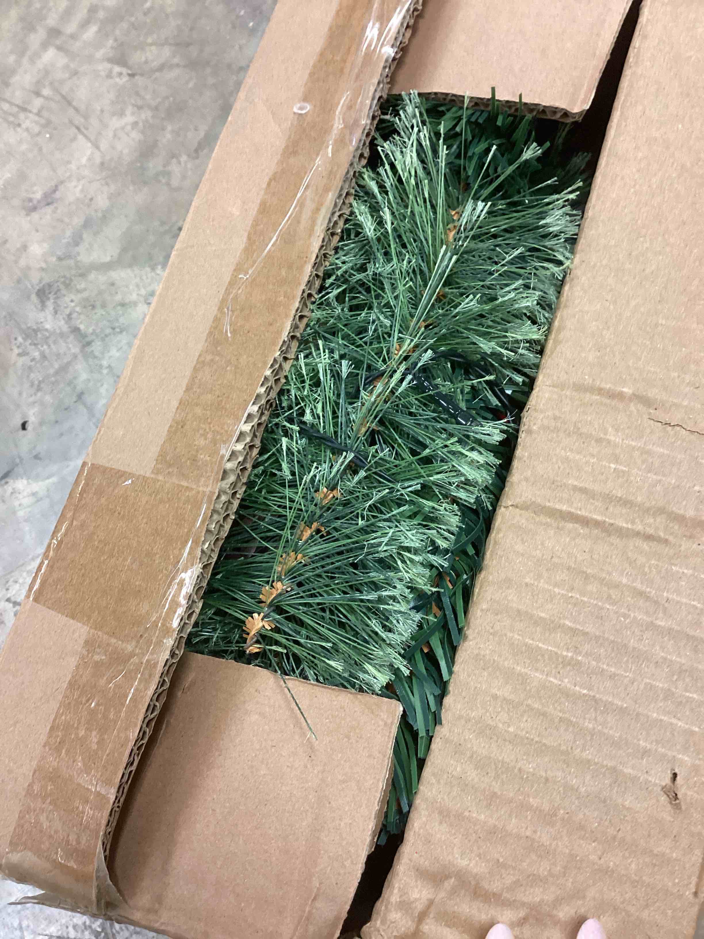 Condition photo showing Good Condition for Timer 2 Pack Outdoor Christmas Tree Urn Fillers 22 Inch Artificial Xmas Tree with Warm White & Colorful Lights Pinecone Red Berries Tripod Stake Battery Operated 8 Mode Porch Pathway Yard Decor