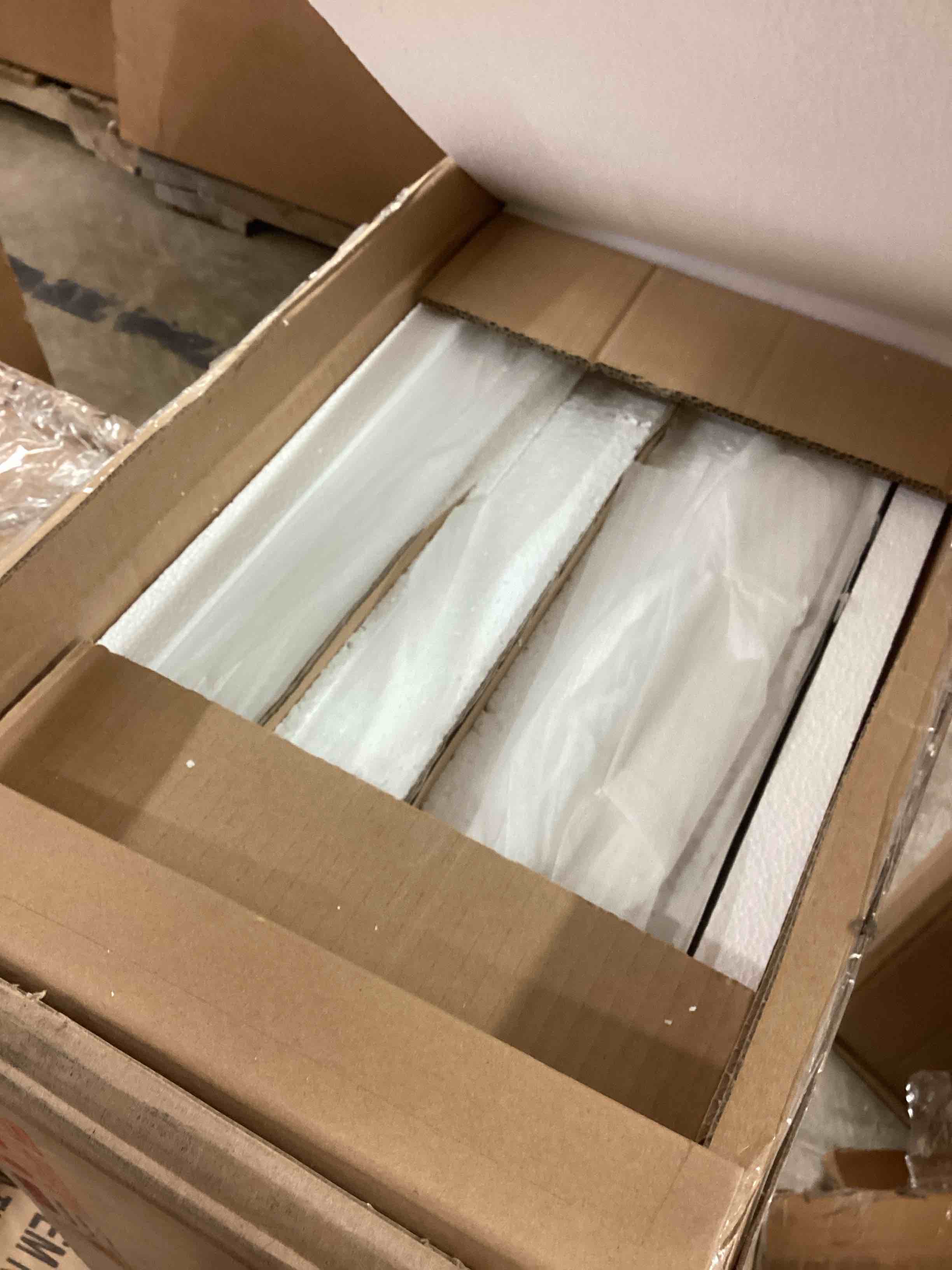 Condition photo showing Good Condition for Flieks 30" Bathroom Vanity Without Sink, Cabinet Base Only, Bathroom Cabinet with Drawers, Solid Frame and MDF Board, White