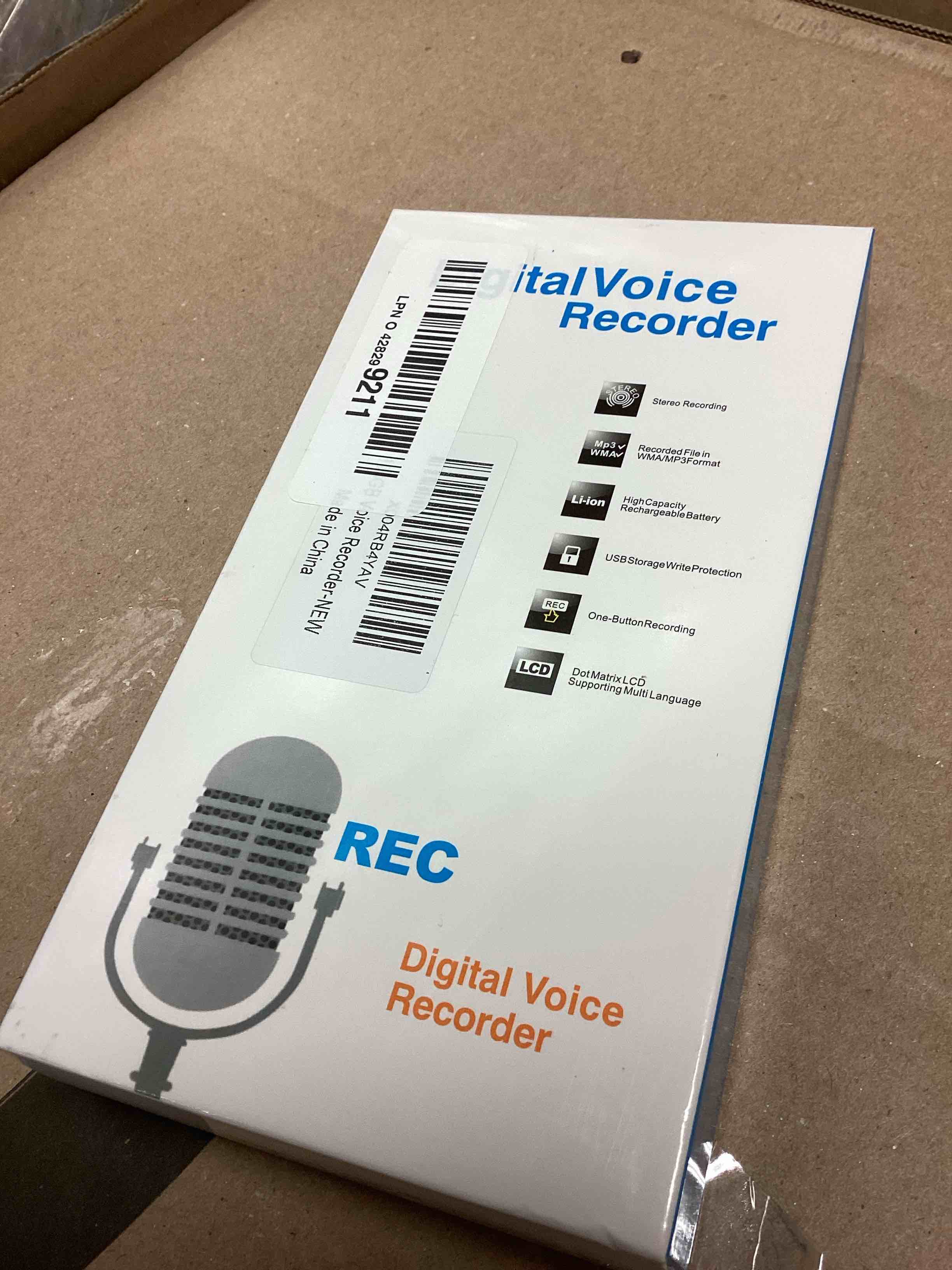 Condition photo showing New/Like New for 128GB (9800Hrs) Voice Recorder w/Type-C, Audio Recording Device with AI-Intelligent Noise Reduction, Digital Voice Activated Recorder 180 Days Storage Capacity for Lectures, Class, Work, Interviews