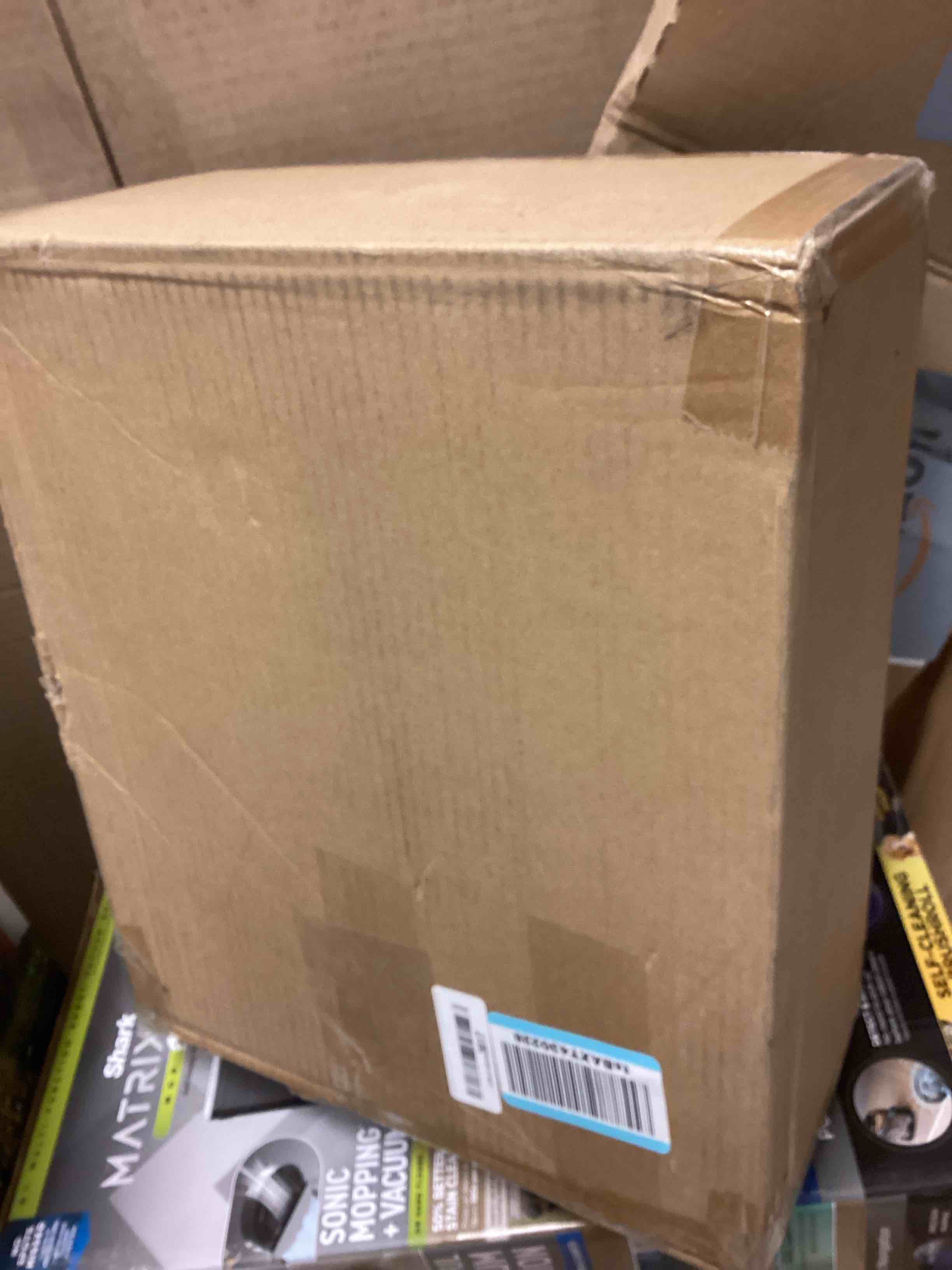 Condition photo showing New/Like New for Bed Sheet Organizers and Storage Plastic, 4 pcs Foldable Closet Organizer with Handle, Bedding Storage Box Container for Blanket, Duvet Cover Set, Bed Sheet Set, White white-4pack