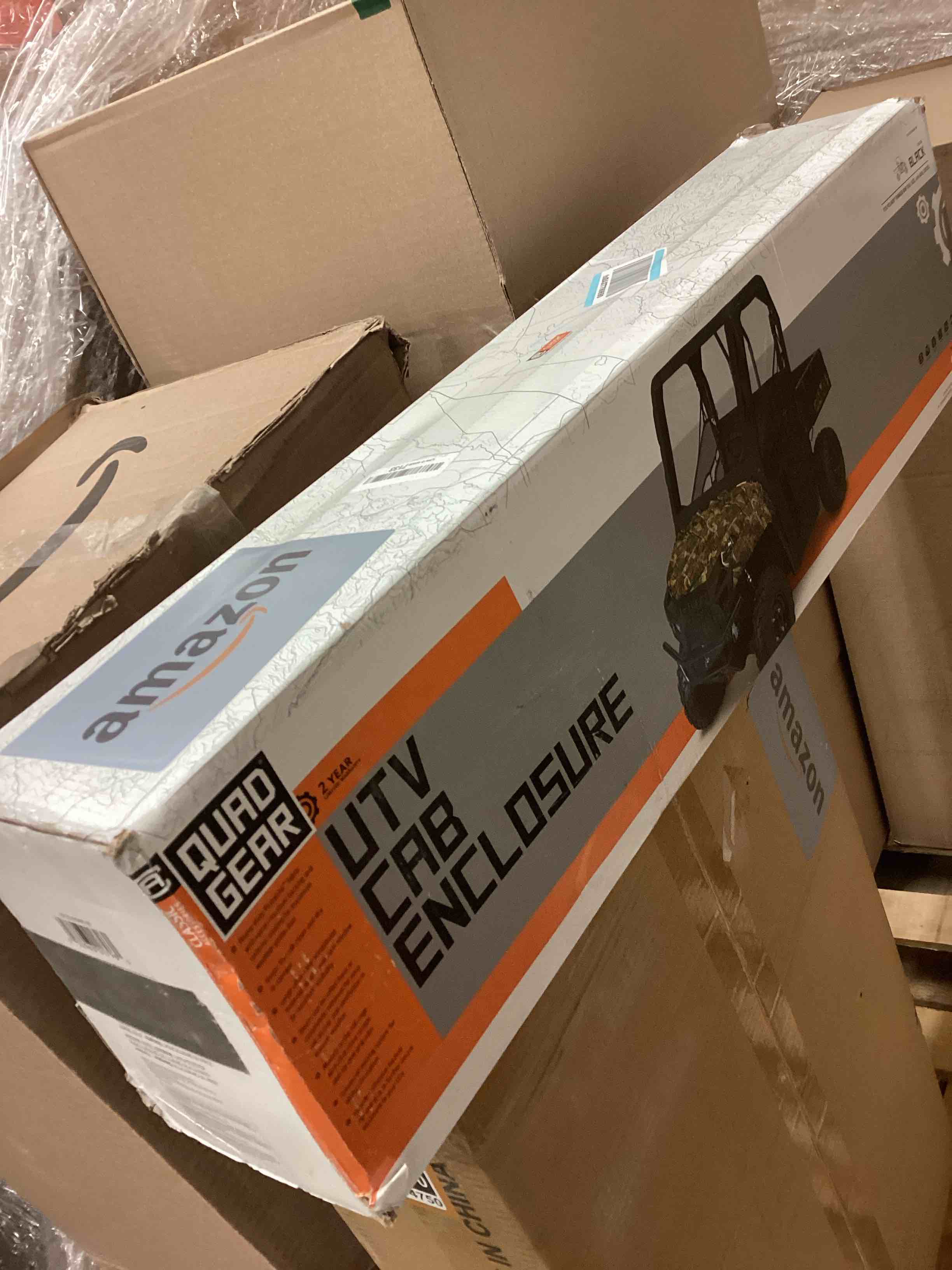 Condition photo showing Good Condition for Classic Accessories QuadGear UTV Cab Enclosure, Fits Polaris Ranger 800 Full size, 6x6 800, Diesel (2015 models and older), Black