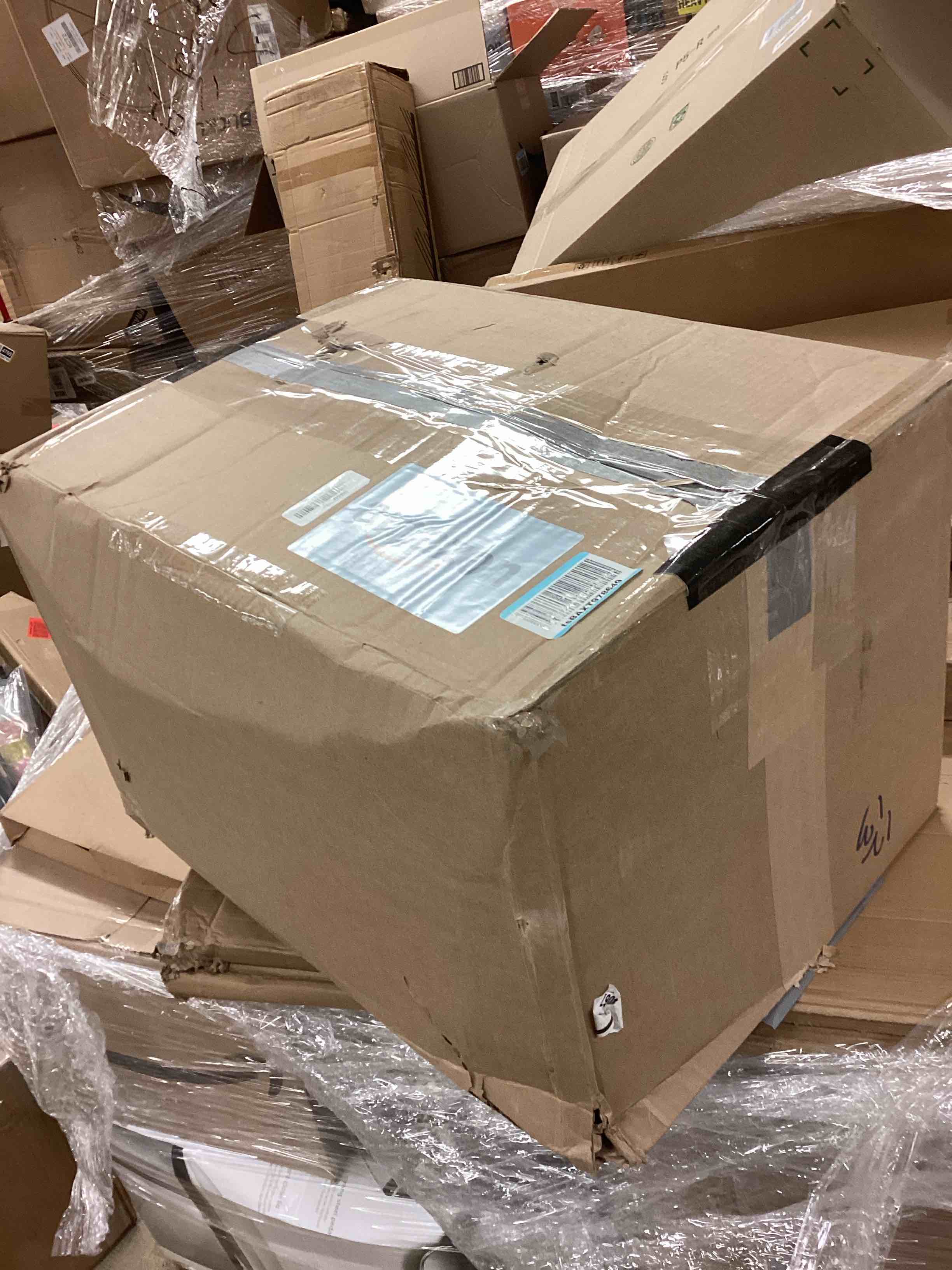 Condition photo showing As Is for Snow Blower:15A Motor, 20-Inch Electric Snow Blower, Electric Snow Shovel with 25ft Throwing Distance, Dual LED Lights, 3300rpm Snow Thrower DEKOPRO