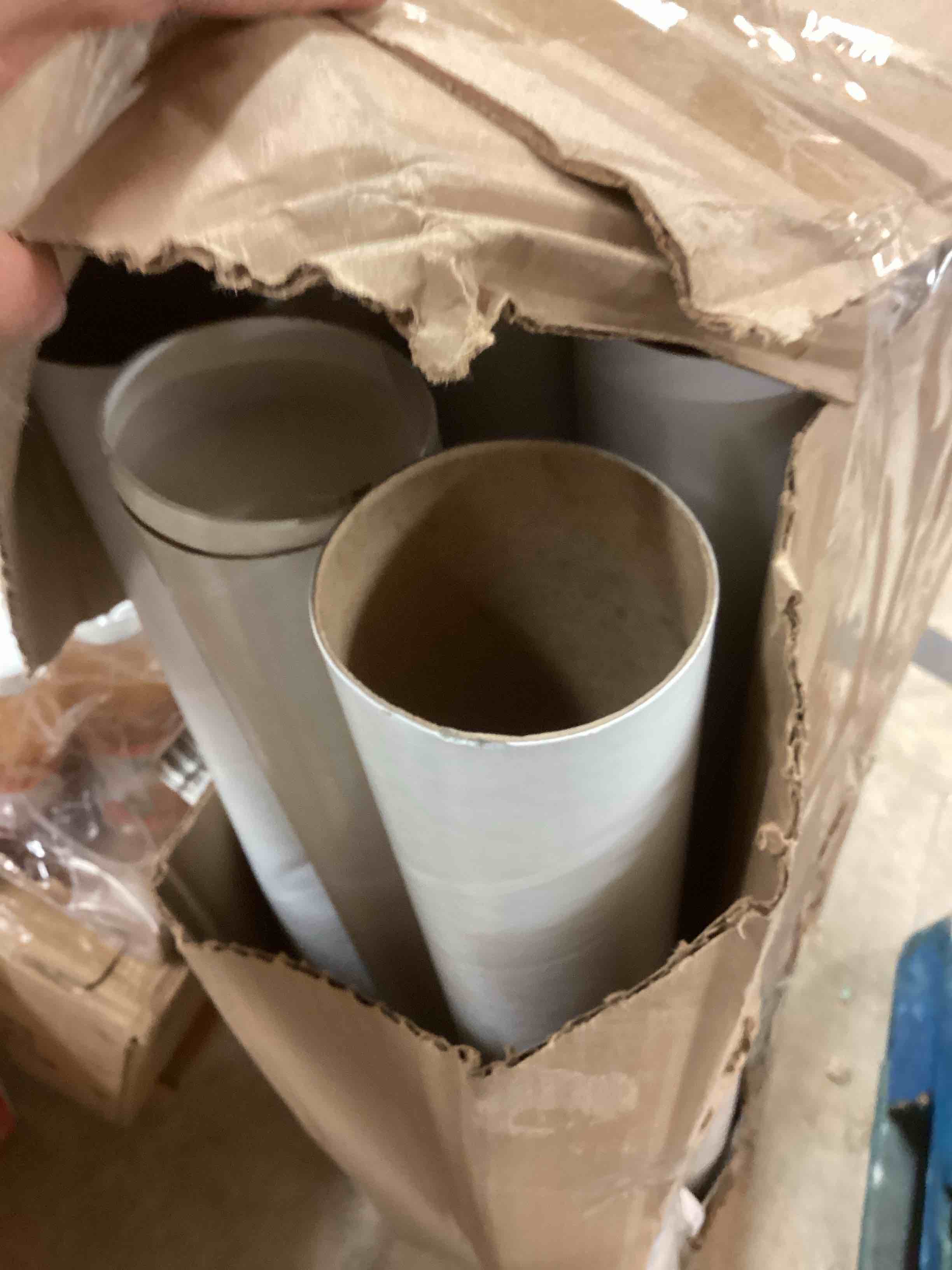 Condition photo showing As Is for Supply Mailing Tube - 3 in x 37 in - White - 12 Pack - for Shipping and Storage of Posters, Arts, Crafts, and Documents