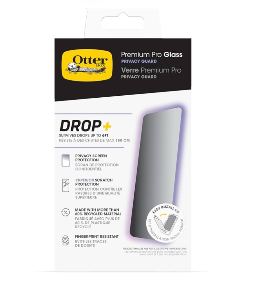 OtterBox iPhone 16 Pro Max Premium Pro Glass Privacy Guard Screen Protector