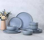 Vestel 12pcs dinnerwares sets mist blue -07