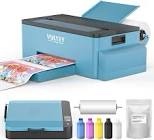 L1800 DTF Printer A3 DTF Transfer Printer with Roll Feeder Direct to Film with Built-in White Ink Circulation for DIY Print on Dark and Light Fabric (A3 Printer+Oven)