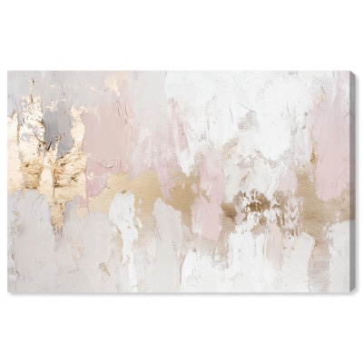 Rustic Elegance I Canvas Pastel Abstract Art by Art Remedy 24x 36