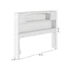  AFI Newport Full White Bookcase Headboard