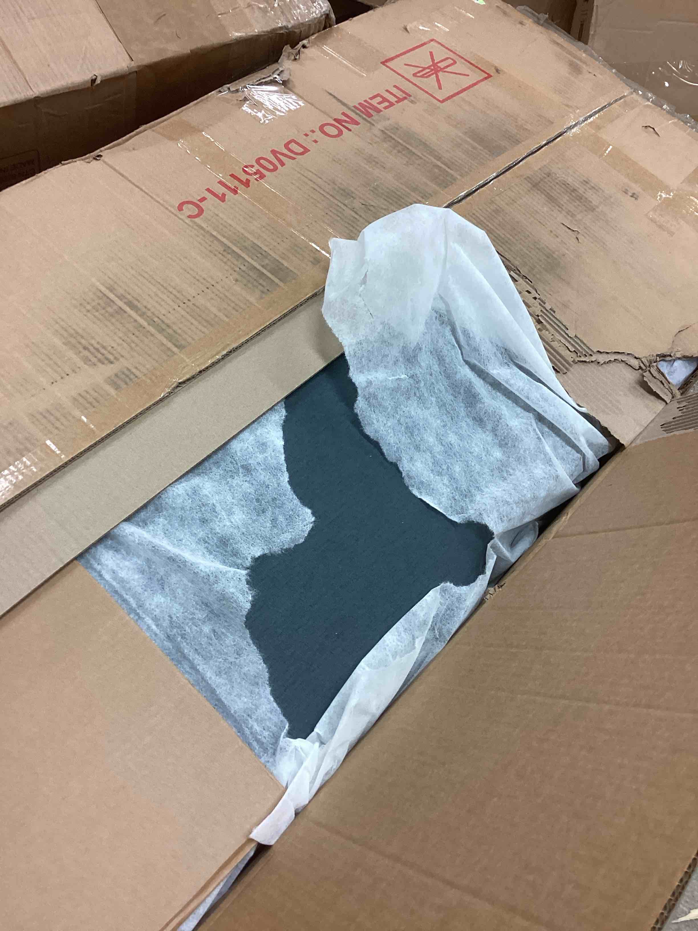 Condition photo showing Good Condition for Devion Furniture Polyester Fabric Reversible Sleeper Sectional Sofa-Dark Gray(Incomplete Only chaise)