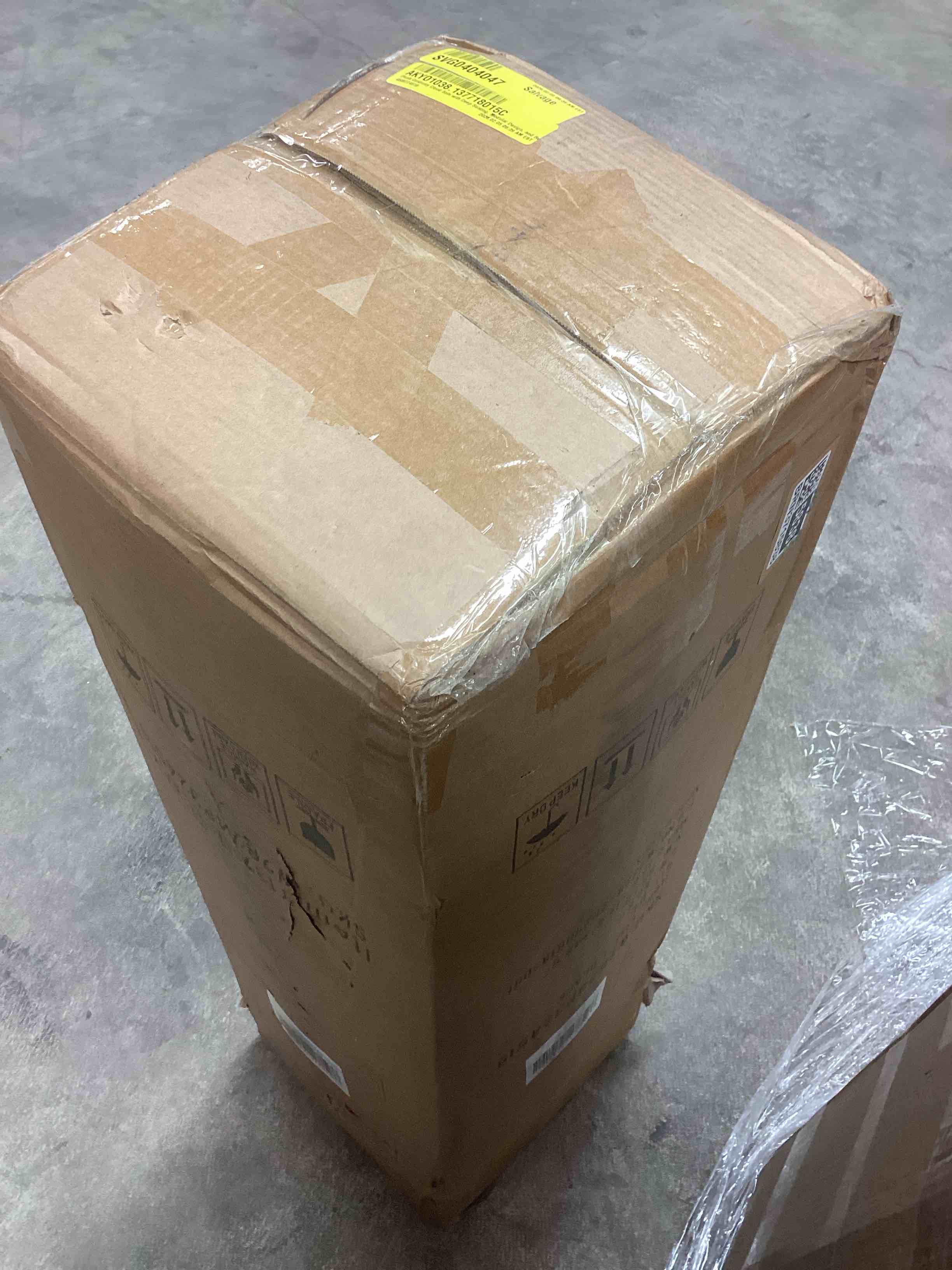 Condition photo showing New/Like New for 107" Modular Sectional Sofa, L-Shaped Boneless Couch with Deep Seat, Cozy Cloud Couch Sectional with Convertible Ottoman, Modern Sectional Couches for Living Room, No Assembly, Black(Incomplete)