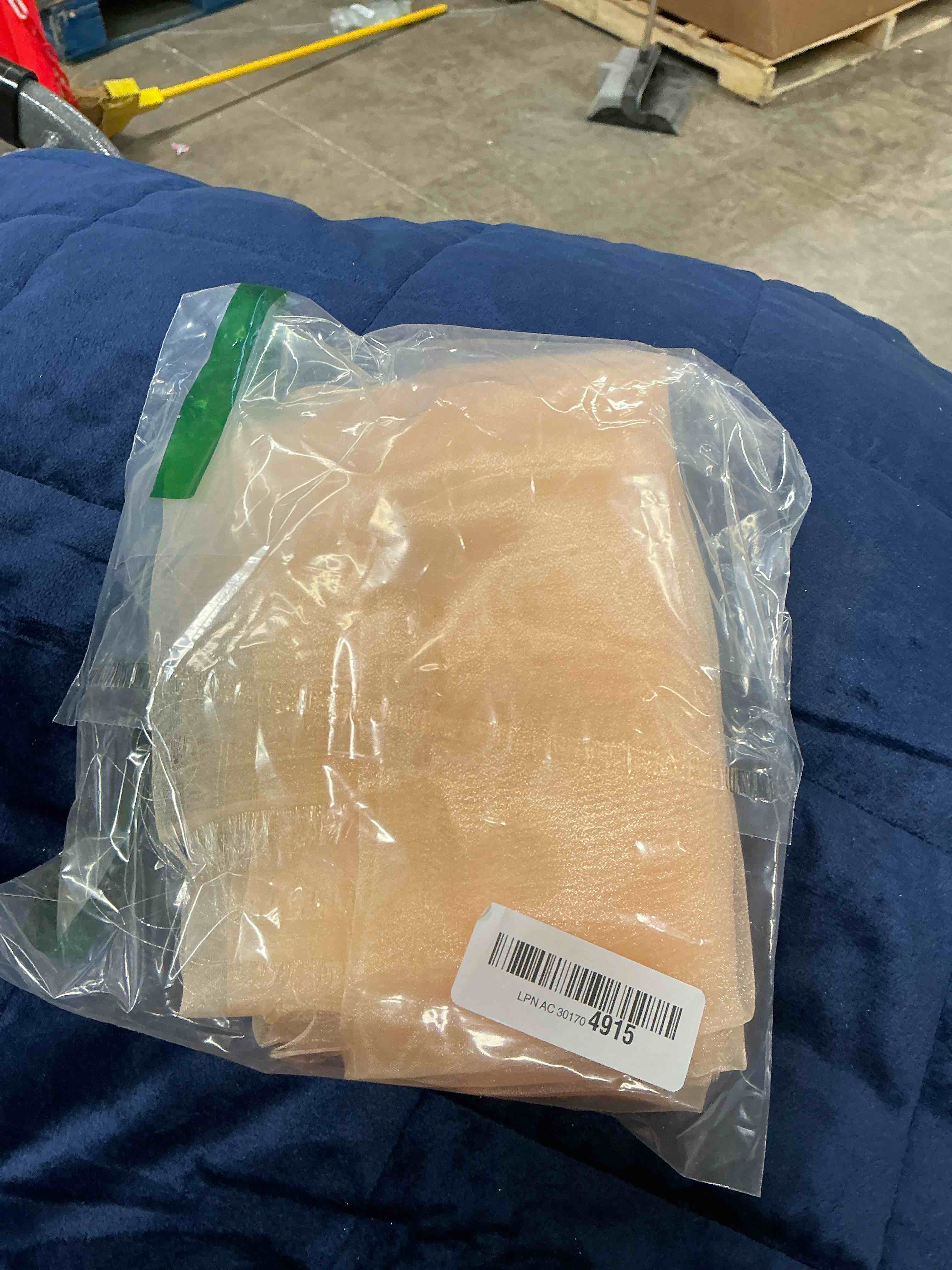 Condition photo showing New/Like New for P Pothuiny Sheer Organza Fabric by The Yard, 1 Yard x 60 Inch Wide Bridal Champagne Organza Tulle Fabric Roll Shiny Gauze Fashion Dress Sewing Craft for Wedding Party Decorations Backdrop 1 Yard Champagne