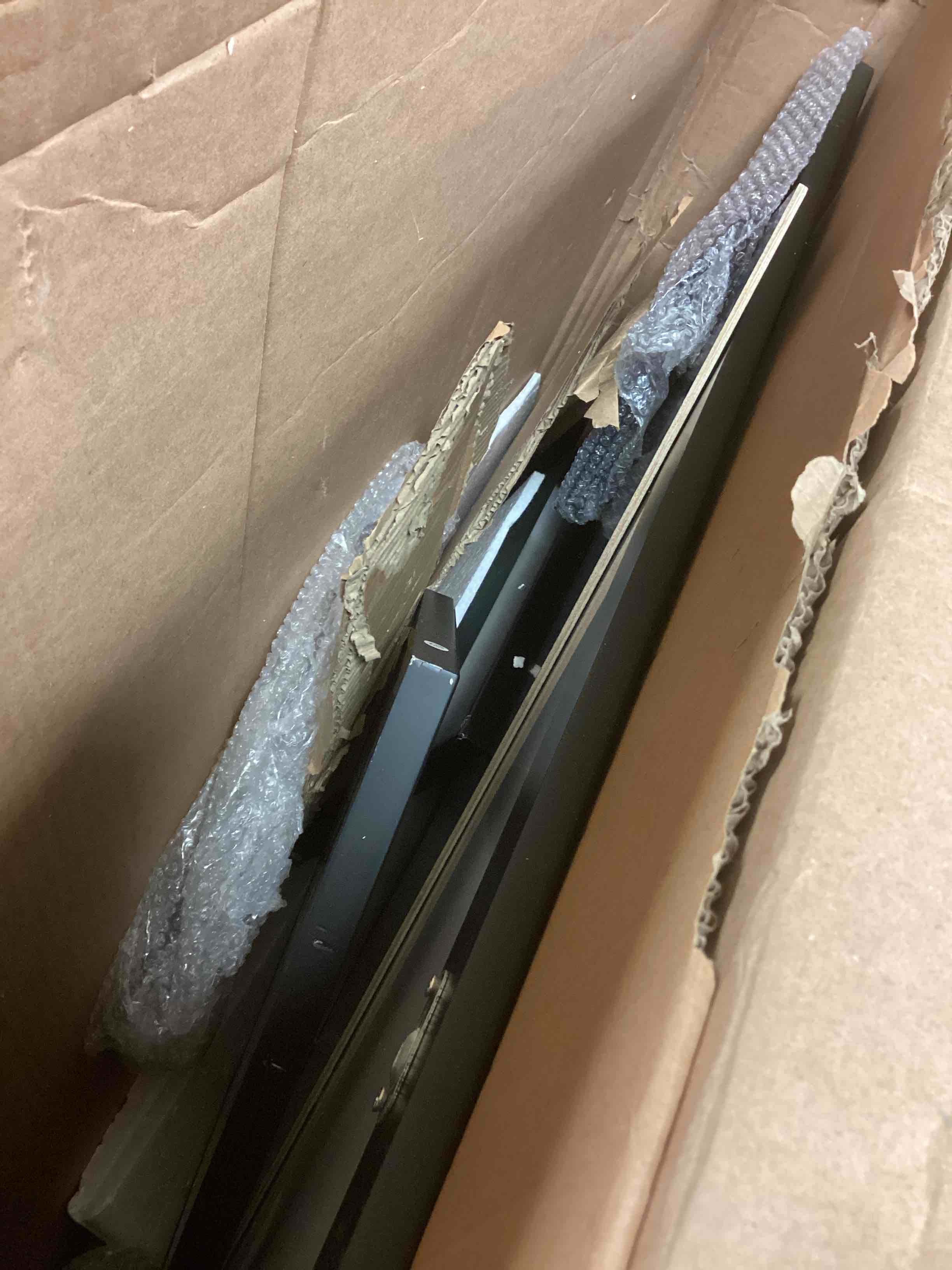 Condition photo showing As Is for 36.6" W x 21.7" D x 29.5" H Single Bathroom Vanity