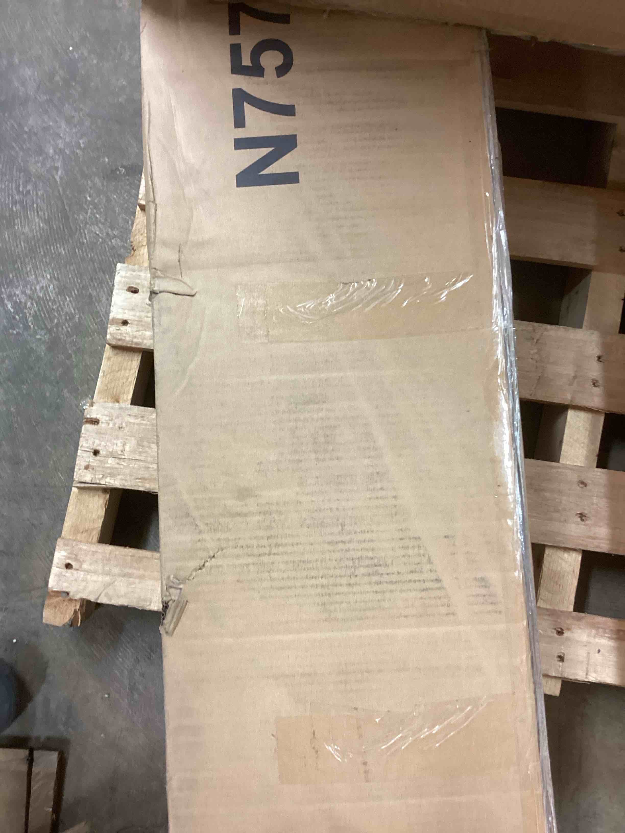 Condition photo showing Good Condition for Queen Size Bed Frame Part Two Upholstered Platform Design Durable Construction( incomplete 1 box of two only)