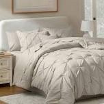 bed - in -a- bag pleated comforter set with bed sheets