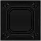 2 ft. x 2 ft. glue-up or drop - in pvc ceiling tile, black
