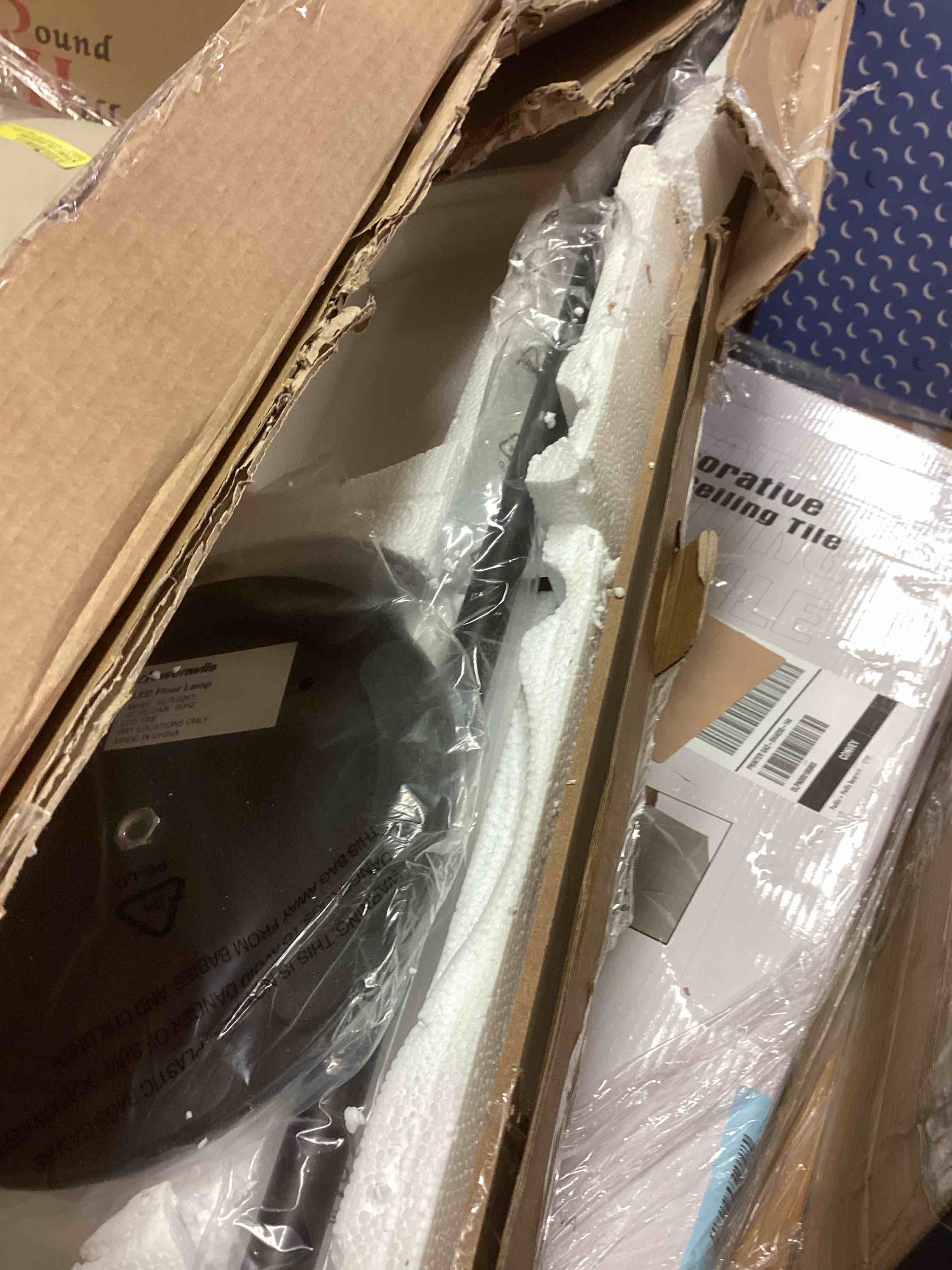 Condition photo showing item condition for Allana 57.5" Dimmable LED Novelty Corner Floor Lamp