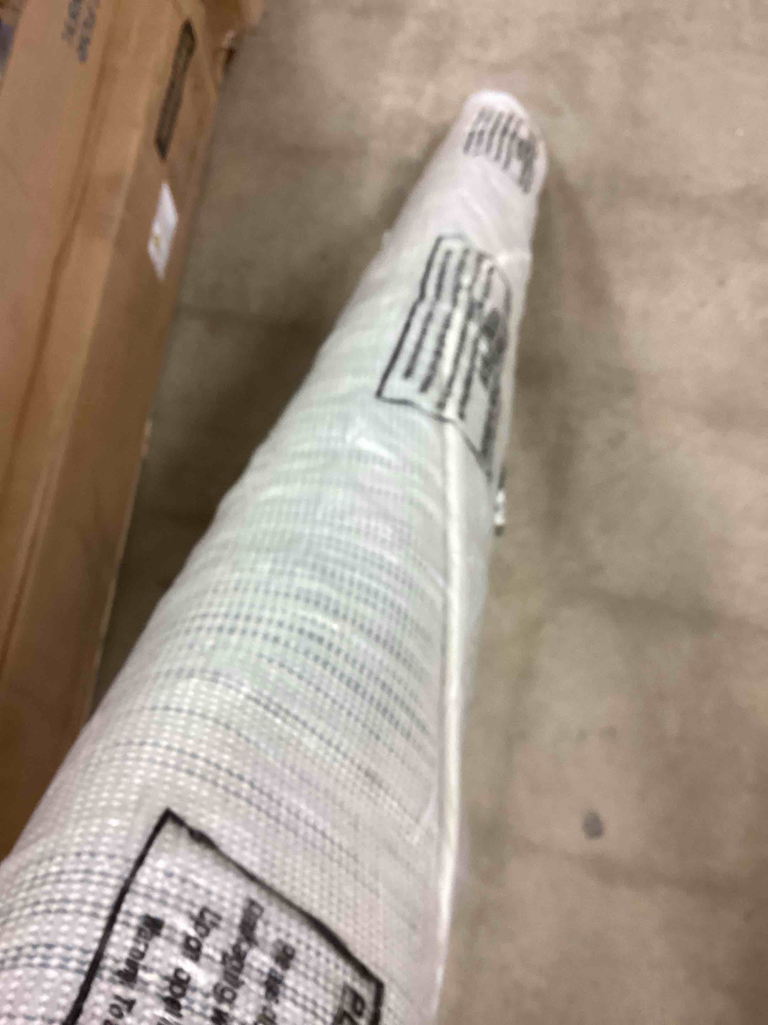 Condition photo showing New/Like New for JONATHAN Y SEU100T-6R Haze Solid Low-Pile Cream 6  Round Area Rug  Coastal Bohemian  Pet Friendly  Stain Resistant  Easy to Clean  for Living Room; Kitchen  Bedroom