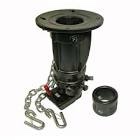 fifth wheel to gooseneck cushioned trailer hitch adapter - 12" to 16" adjustable height converter gooseneck trailer hitch adapter
