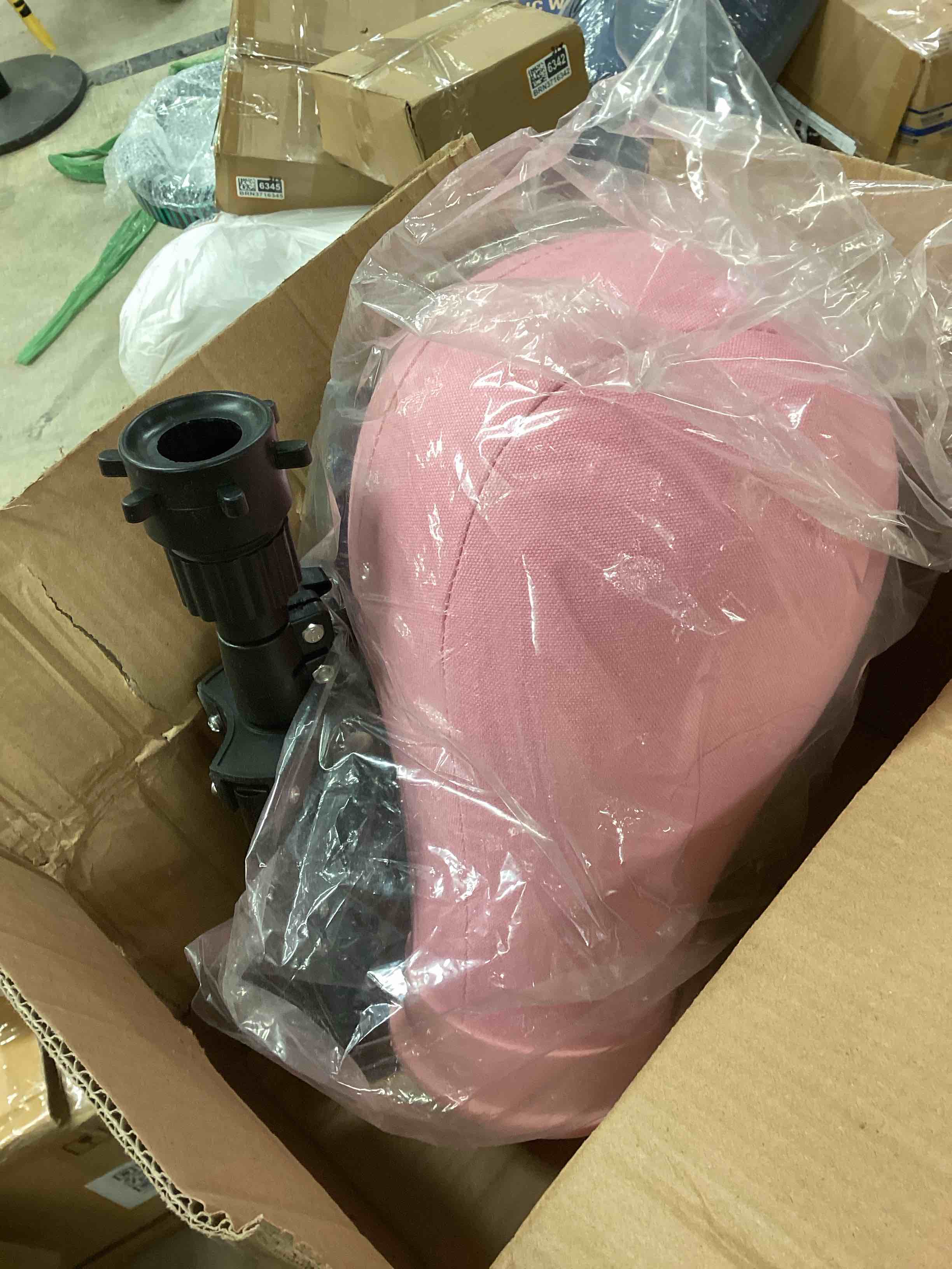 Condition photo showing New/Like New for Wig Stand with Head, pink