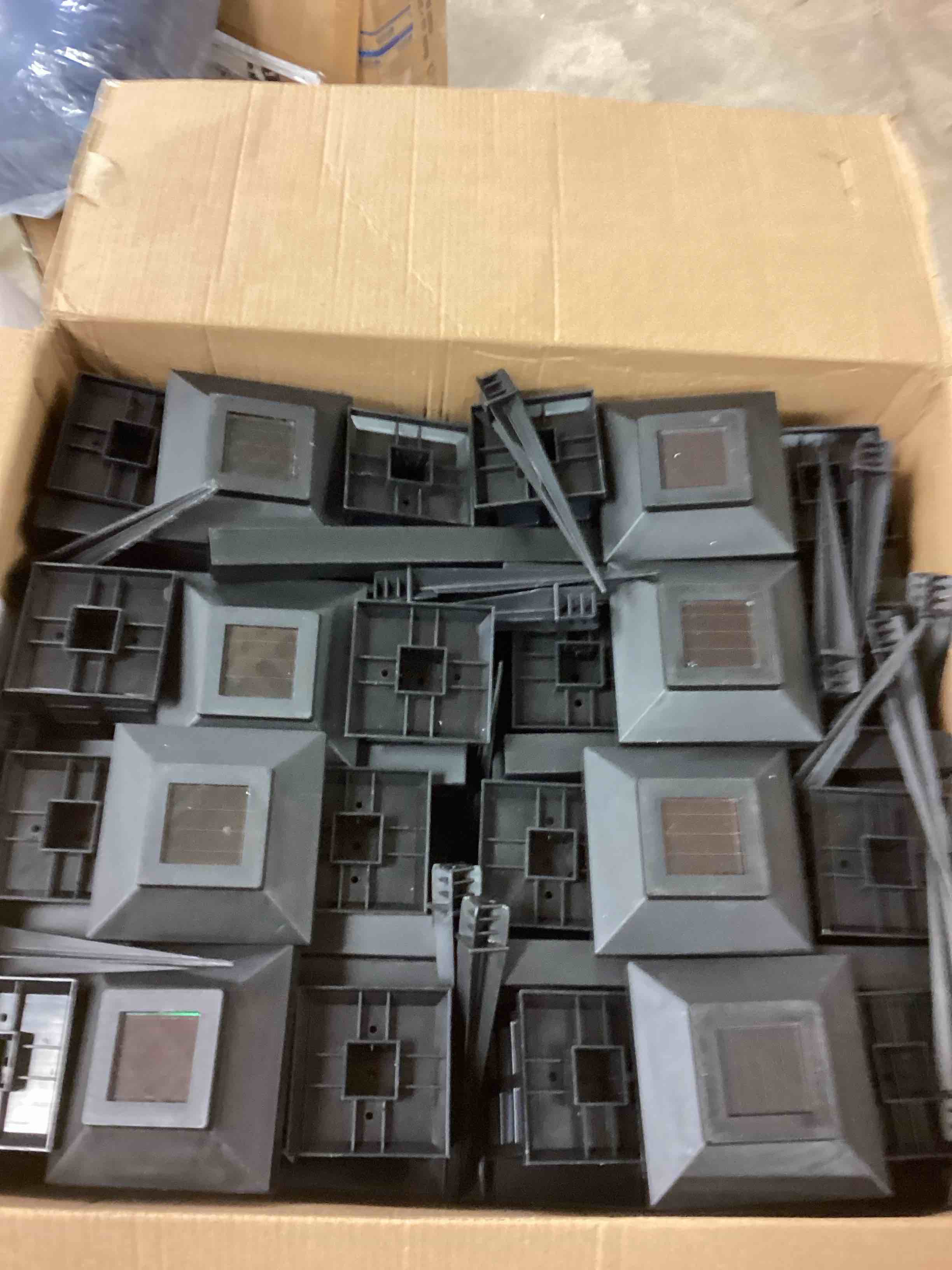 Condition photo showing As Is for Solar pathway lights outdoor landscape 