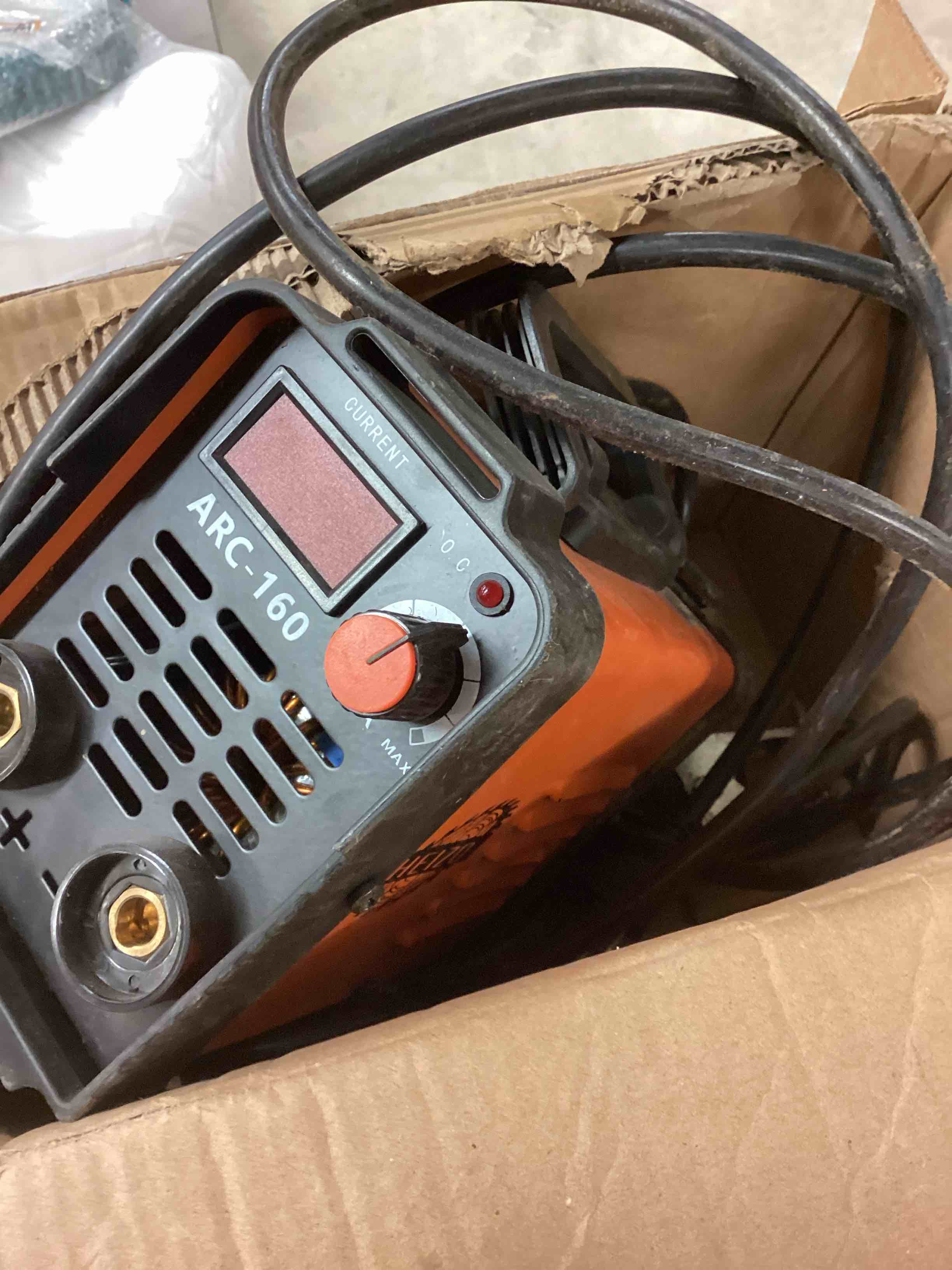 Condition photo showing As Is for heizo dc inverter welding arc-160