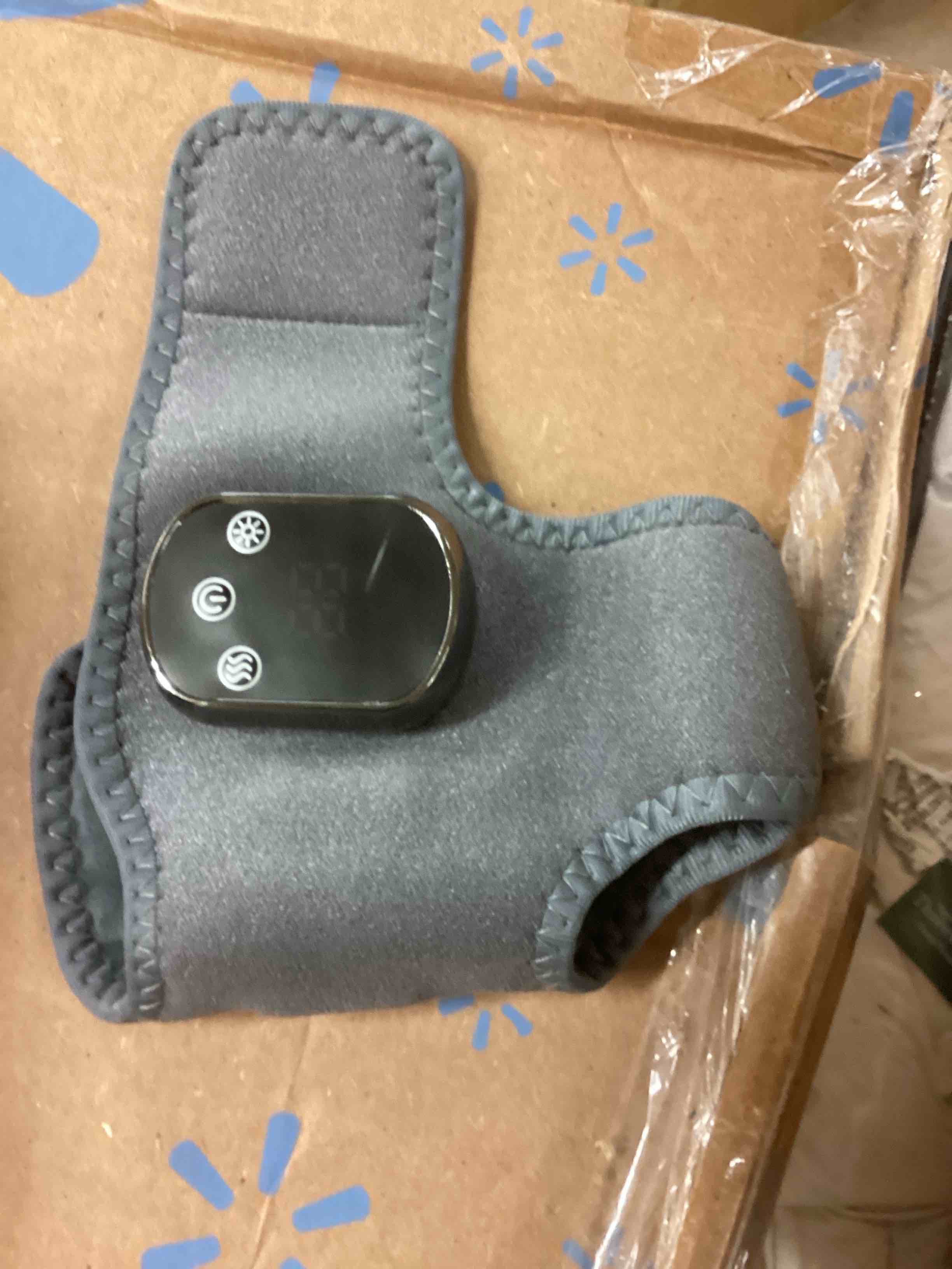 Condition photo showing New/Like New for Cordless Ankle Massager with Heat, Ankle Heating Pad, USB Rechargeable Heated Brace Wrap Warmer, 5 Heat Levels, 3 Vibration Modes, Auto Shut Off