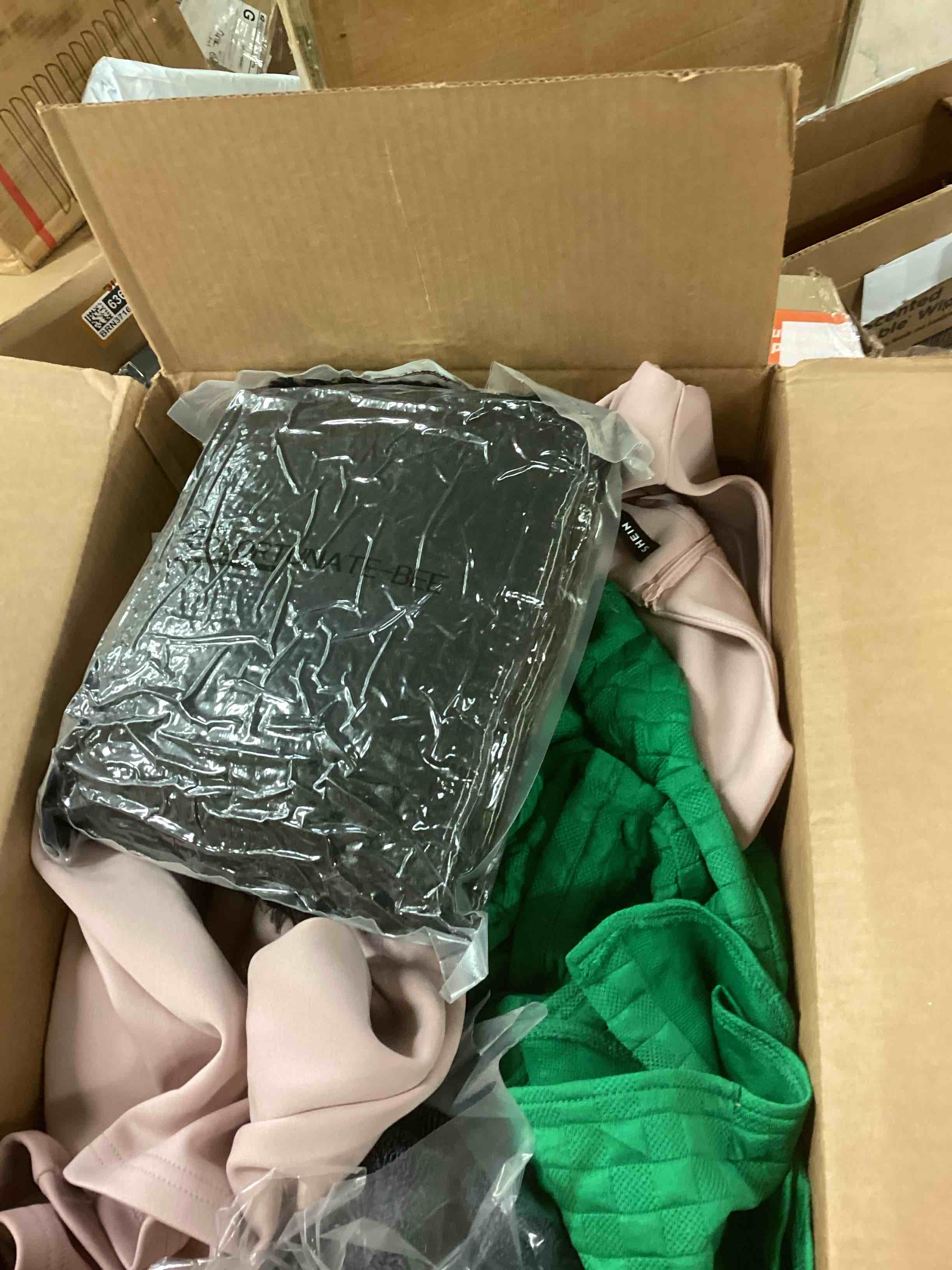 Condition photo showing Good Condition for Assorted Lot of Apparel (Men’s, Women’s, Kids, Clothes of all Different Sizes)