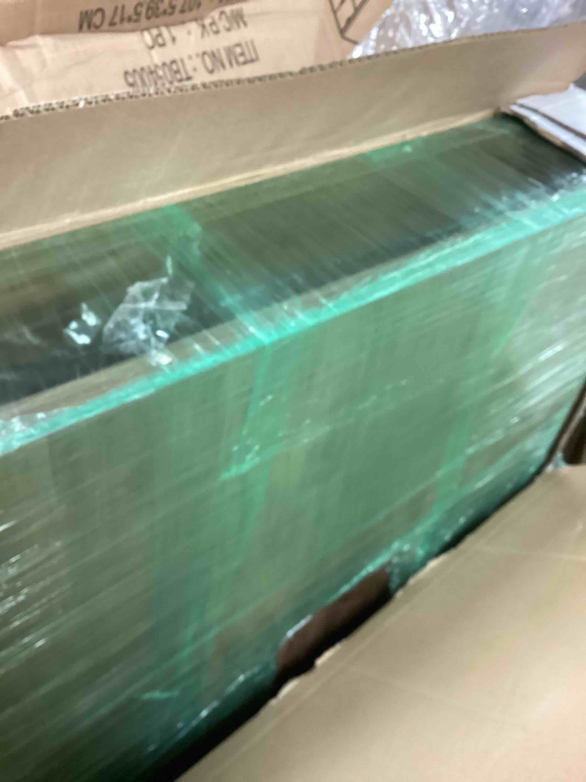 Condition photo showing As Is for HSH Extra Large Home Office Desk, Rustic Wood and Metal Computer Desk for 2 People, 78 Inch Long Executive Writing Study Gaming Double Desk Workstation, Bedroom Living Room PC Table for 2 Monitors