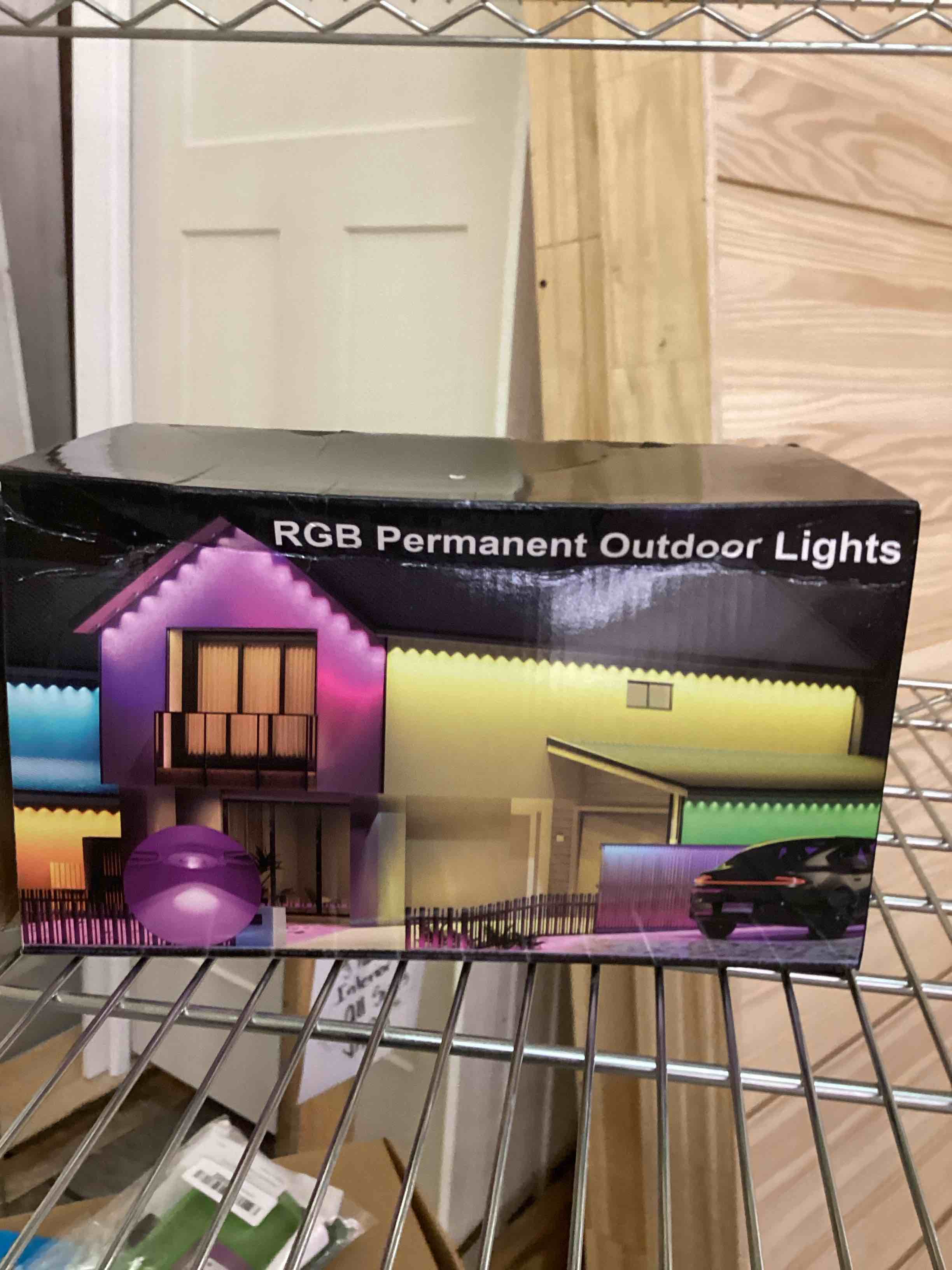 Condition photo showing New/Like New for Fussion Permanent Outdoor Lights for House, 150ft RGB Halloween House Lights Outdoor with APP Remote Control, IP67 Waterproof Smart Eternity Eaves Lighting for Christmas, Holiday, Party, Daily