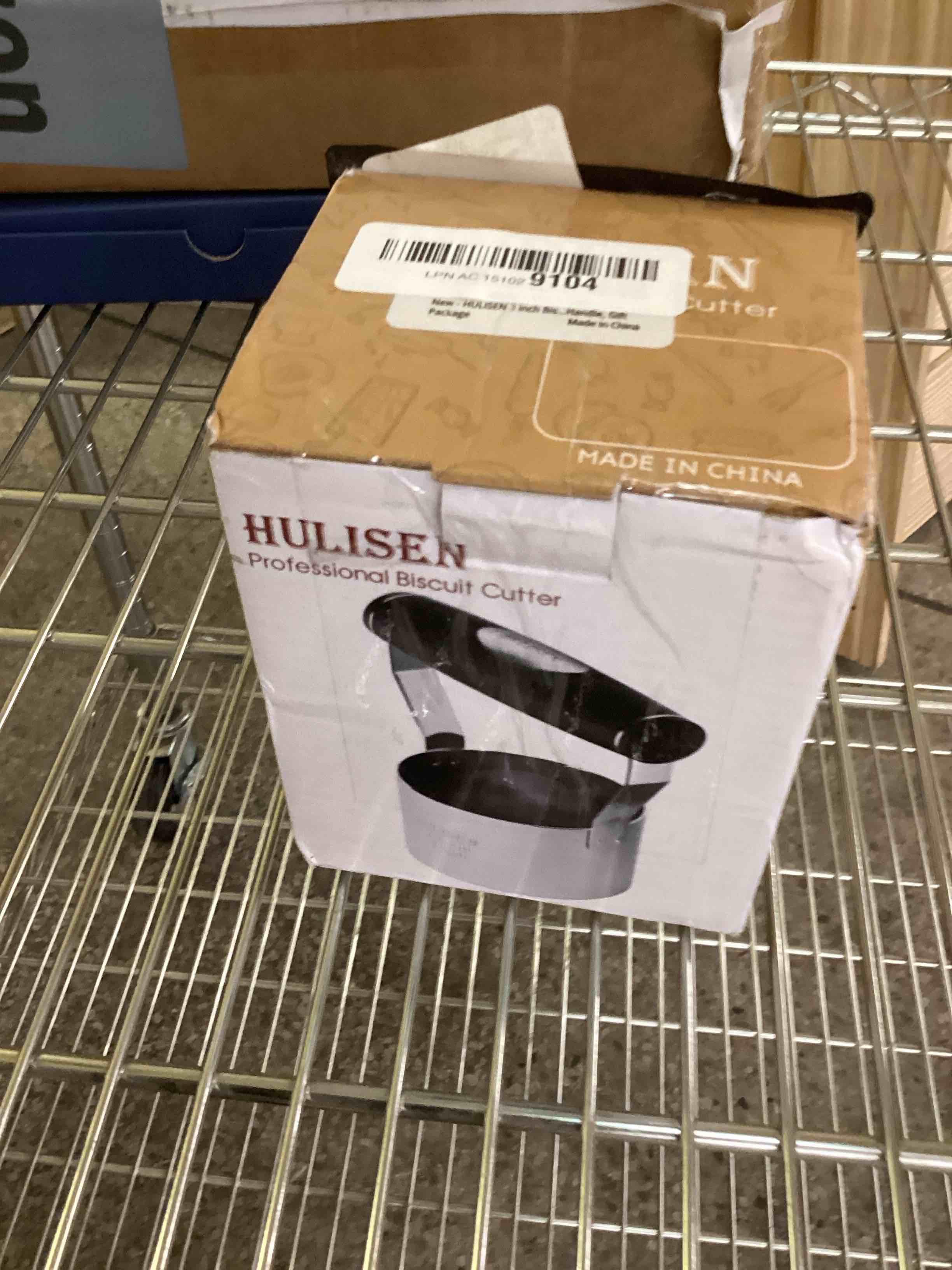 Condition photo showing New/Like New for HULISEN 3 inch Biscuit Cutter, Stainless Steel Round Cookies Cutter with Soft Grip Handle, Gift Package 3" Round Cutter