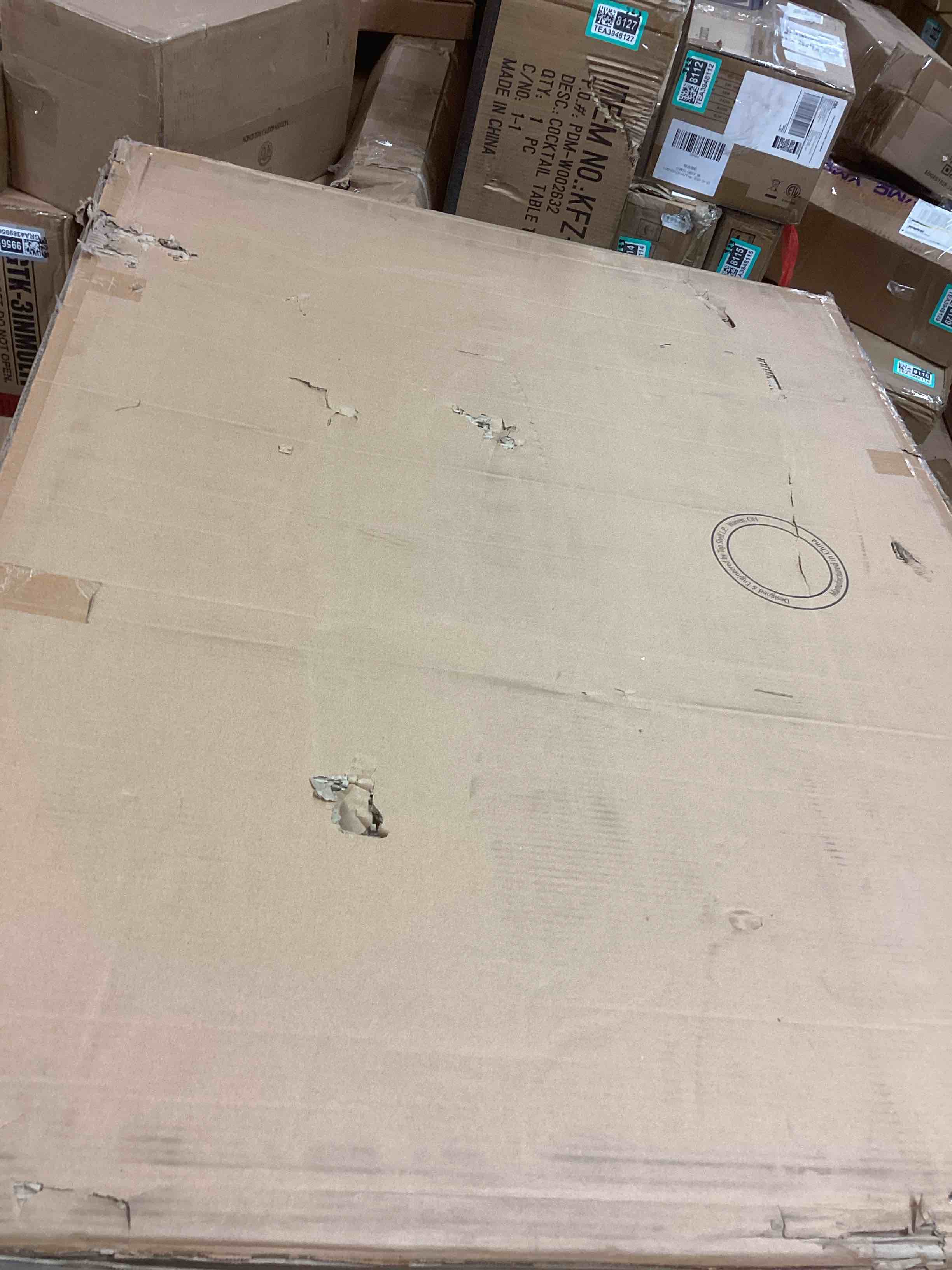 Condition photo showing New/Like New for Transolid FL4836C-31 Linear 48-in L x 36-in W Single Threshold Shower Base with a Center Drain, White