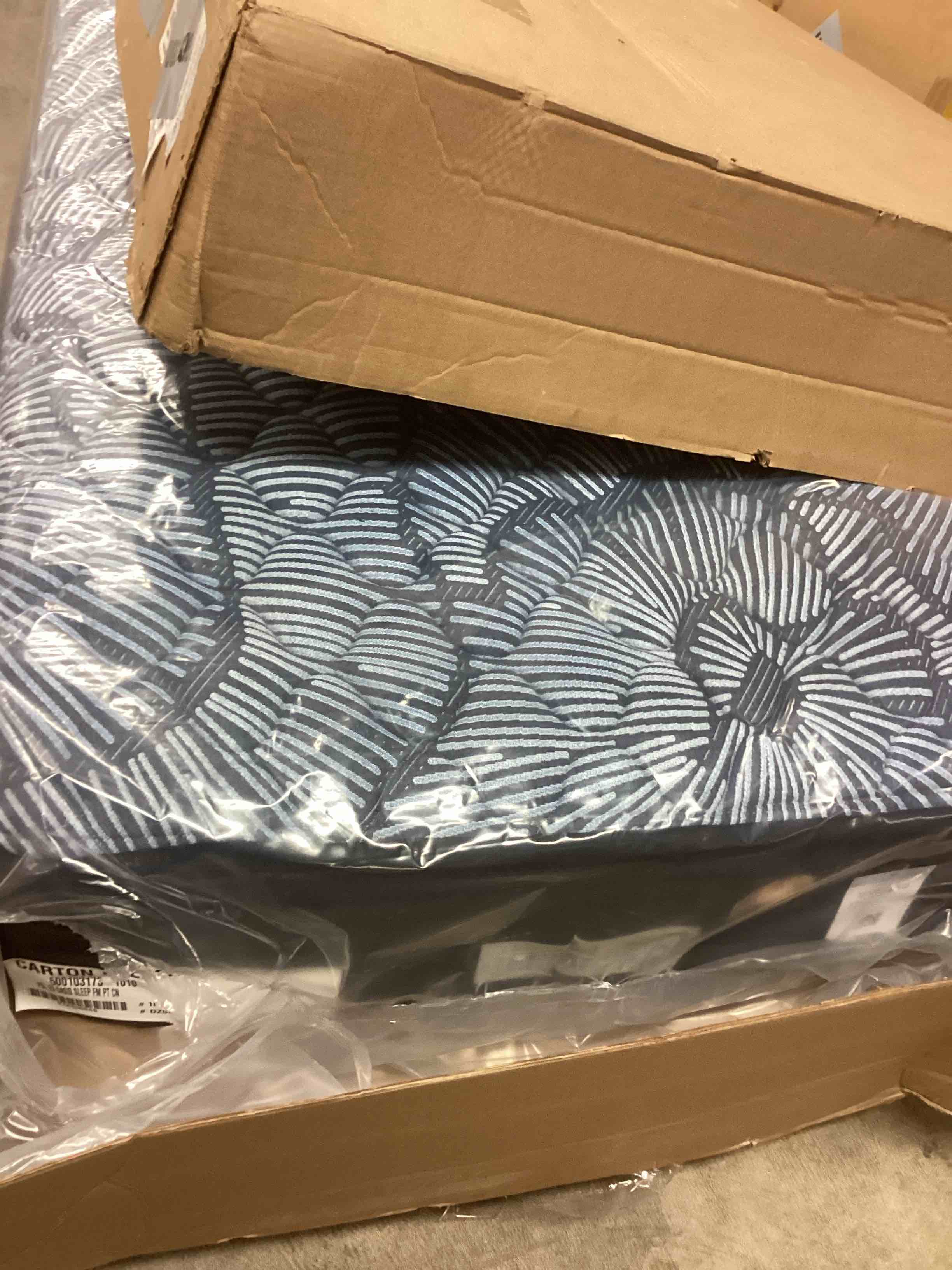 Condition photo showing New/Like New for Serta Perfect Sleeper Ultimate 14.5" Twin Mattress - Firm Pillow Top, Cooling Gel Memory Foam, Pocket Innersprings for Motion Isolation, Edge Support, CertiPUR-US Certified - Oasis Sleep