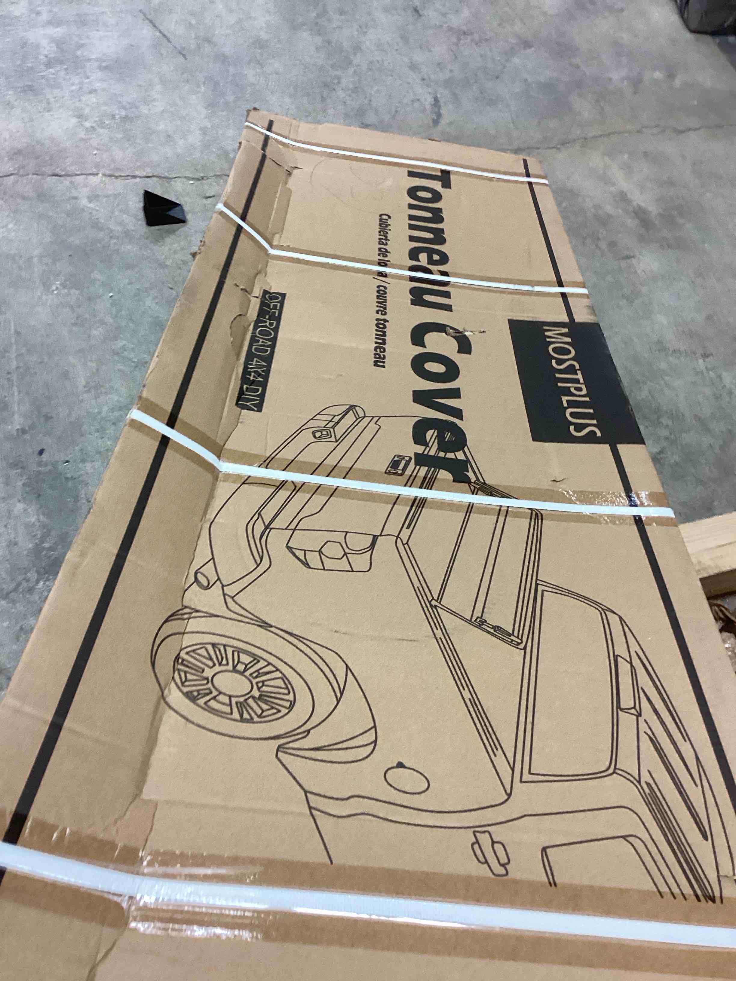 Condition photo showing New/Like New for MOSTPLUS 6FT 3-Fold Soft Truck Bed Tonneau Cover for 2005-2026 Nissan Frontier Waterproof