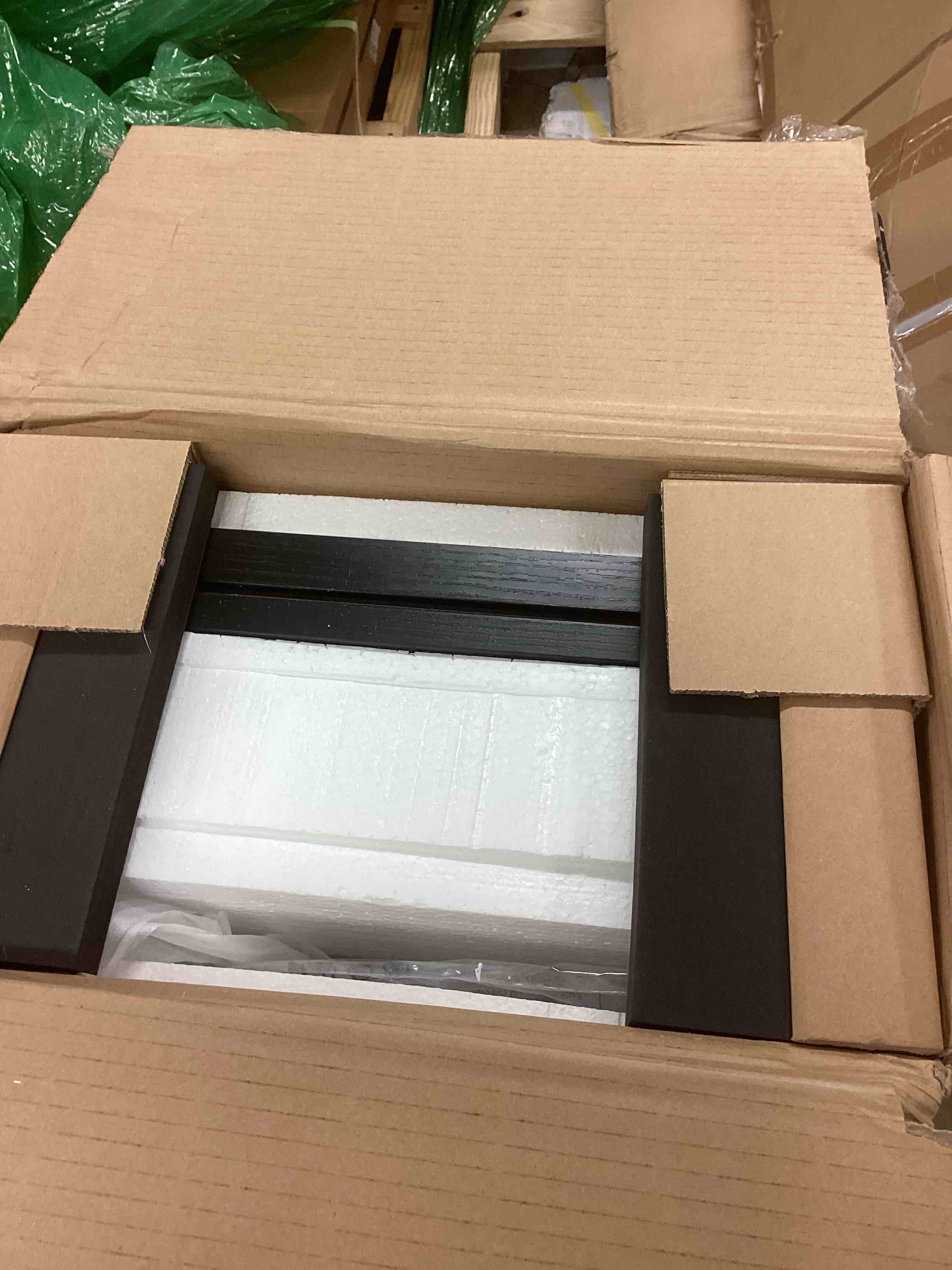 Condition photo showing New/Like New for Henn&Hart Brighton Accent Cabinet, 28" Wide(15" D x 28" W x 32" H), Black