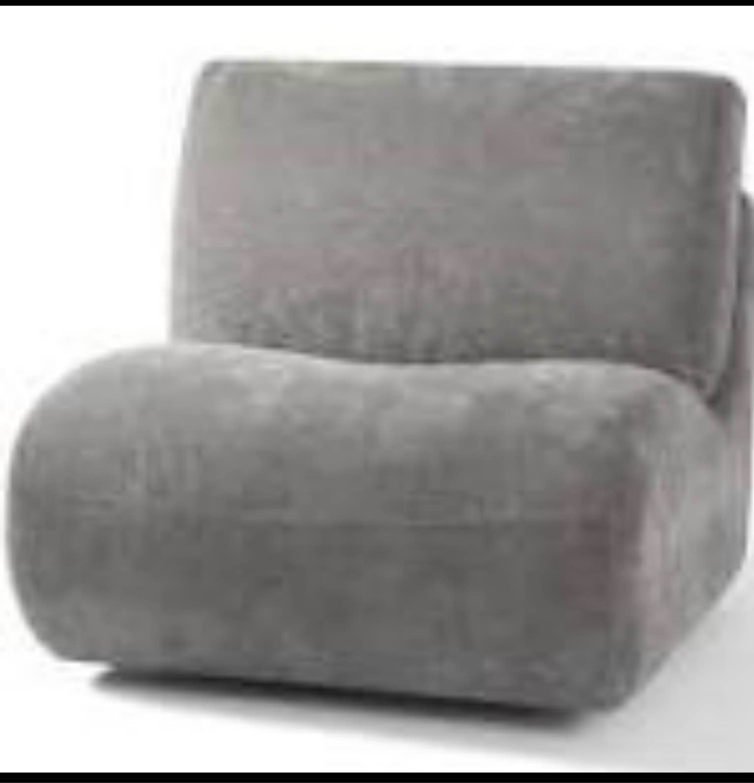Caleb Swivel Upholstered Accent Chair with Removable Back Cushion Dark Grey 