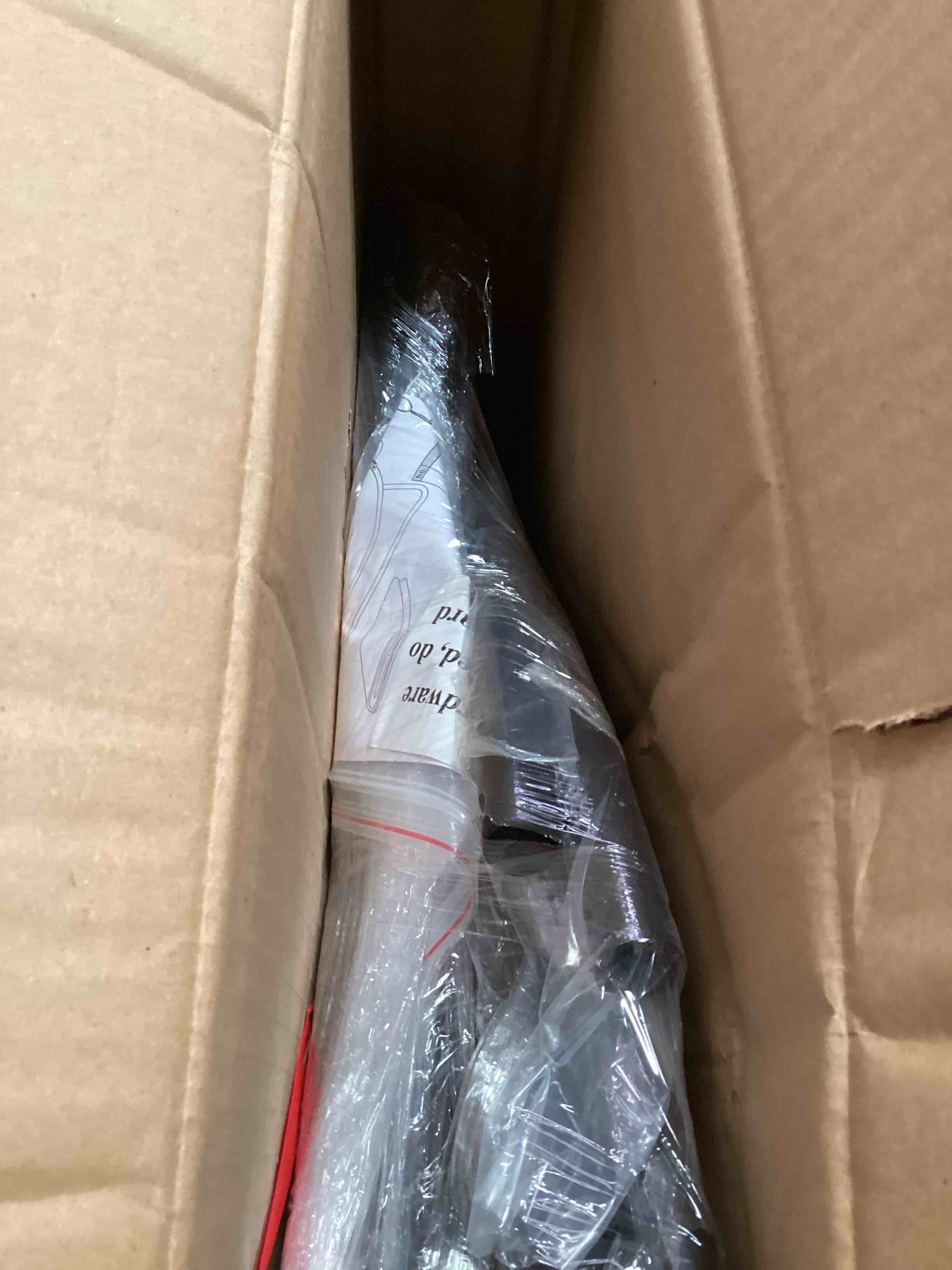 Condition photo showing Good Condition for Sunnydaze Firewood Log Hoop Rack with Cover - Black - 48