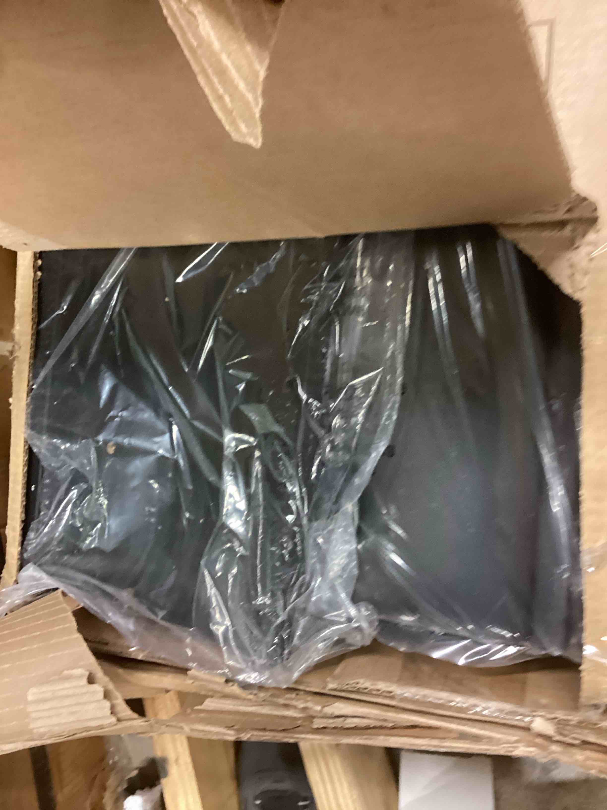 Condition photo showing Good Condition for Rolanstar Bed Frame with Charging Station and LED Lights, Upholstered Headboard with Storage Shelves, Dark Grey