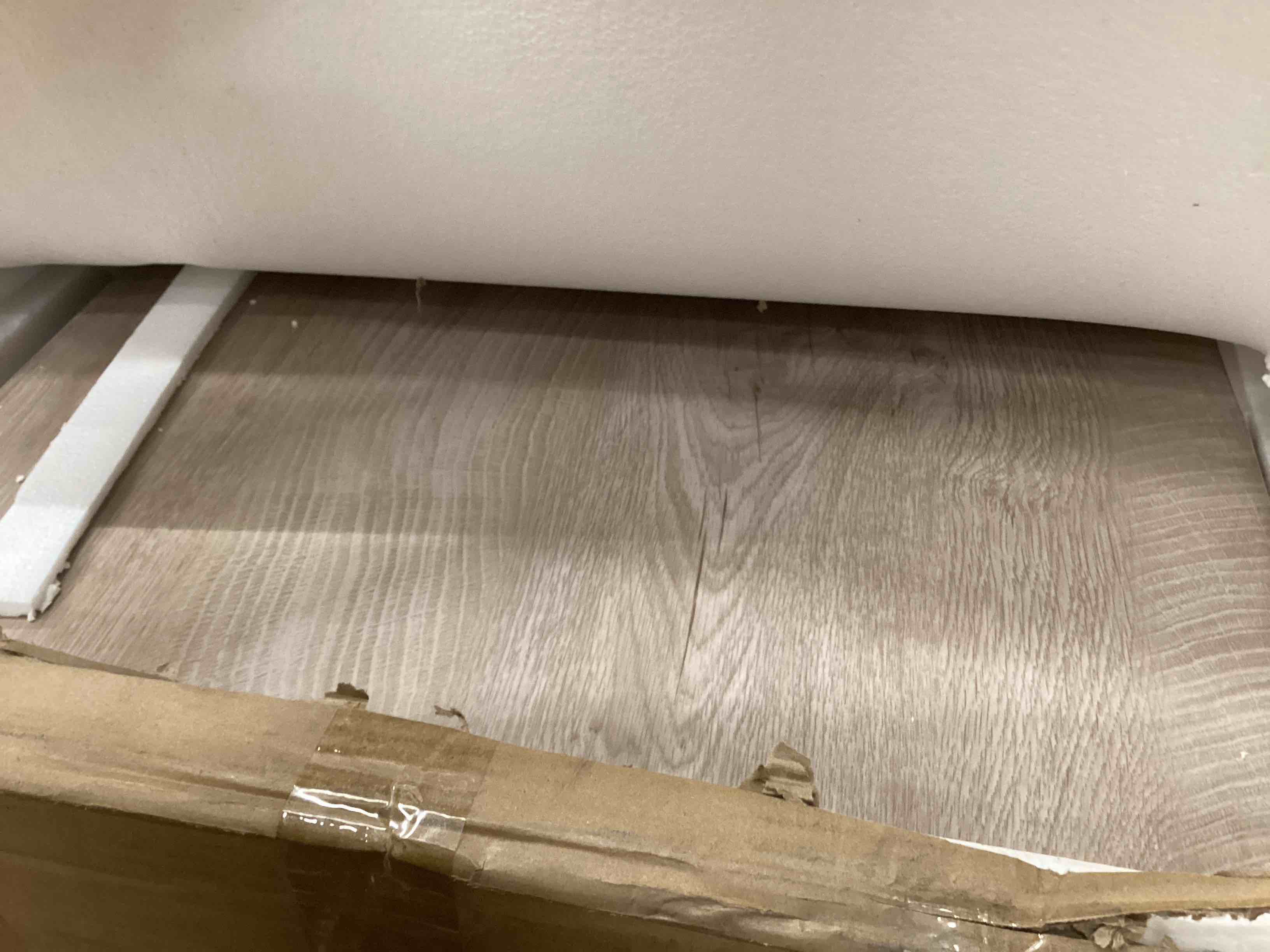 Condition photo showing As Is for unipaws Large Pet Bunk Bed with Removable Step for Dogs and Cats, Multi-Level Bed Window Perch Seat Platform with Cushion, Indoor Use