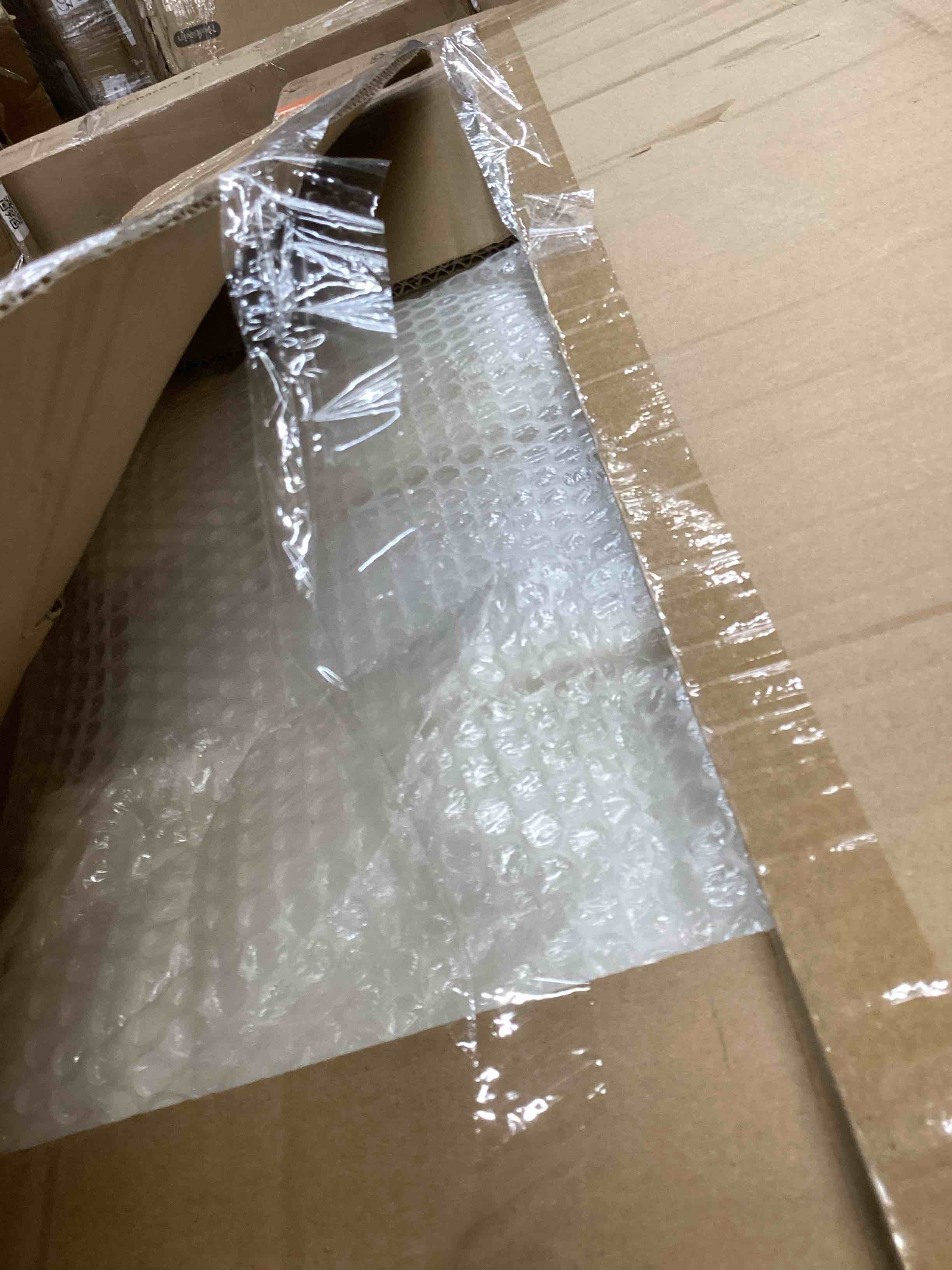 Condition photo showing As Is for 3 Pcs Foldable Storage Bins with Lid Stackable Closet Organizer Containers with 4Pcs 360° Rotatable Wheels