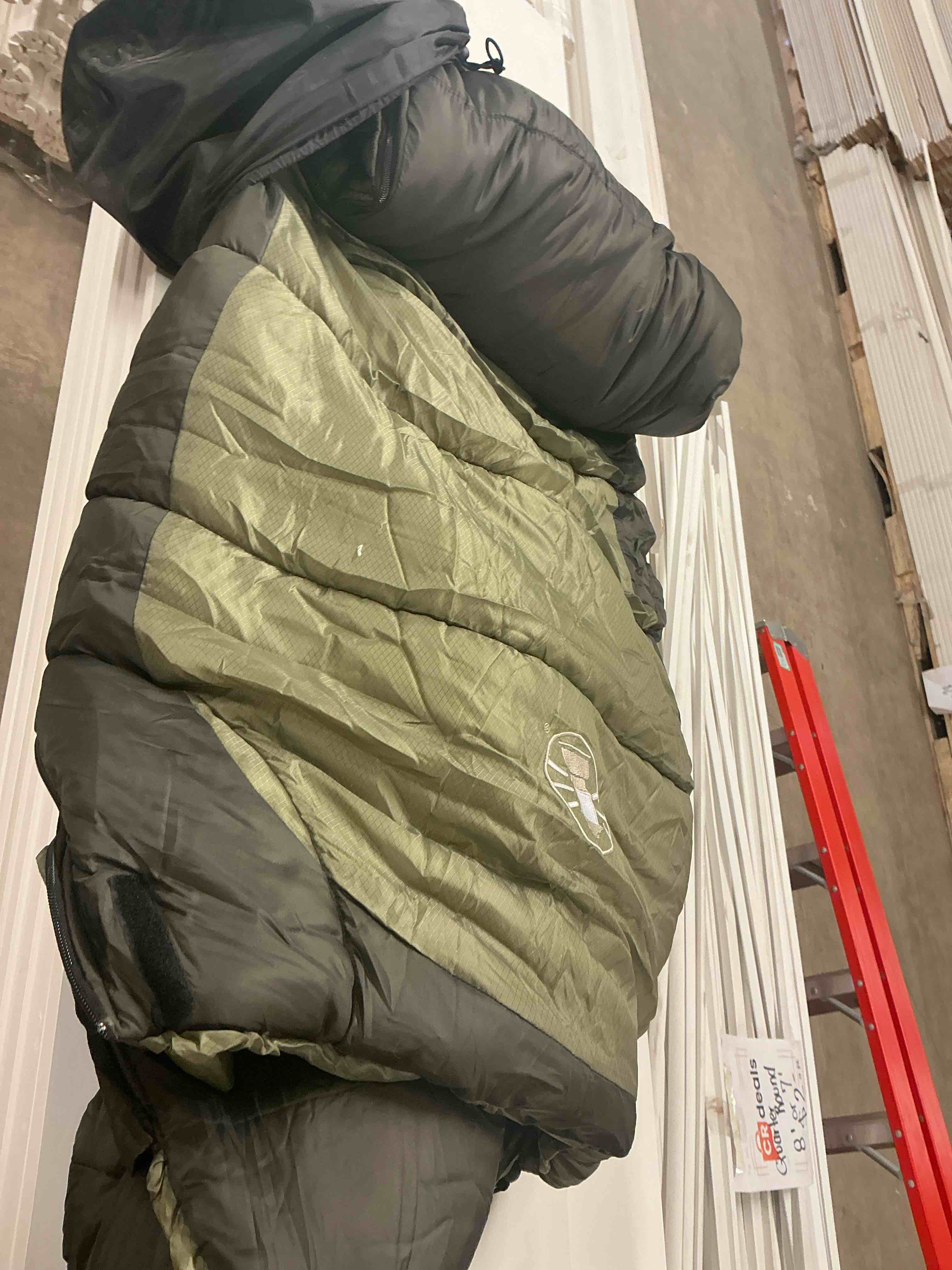 Condition photo showing Good Condition for Coleman North Rim 0°F Big & Tall Sleeping Bag, Cold-Weather Mummy Sleep Sack with No-Snag Zipper & Adjustable Hood for Warmth & Ventilation, Large Camping Sleeping Bag Pfas-free