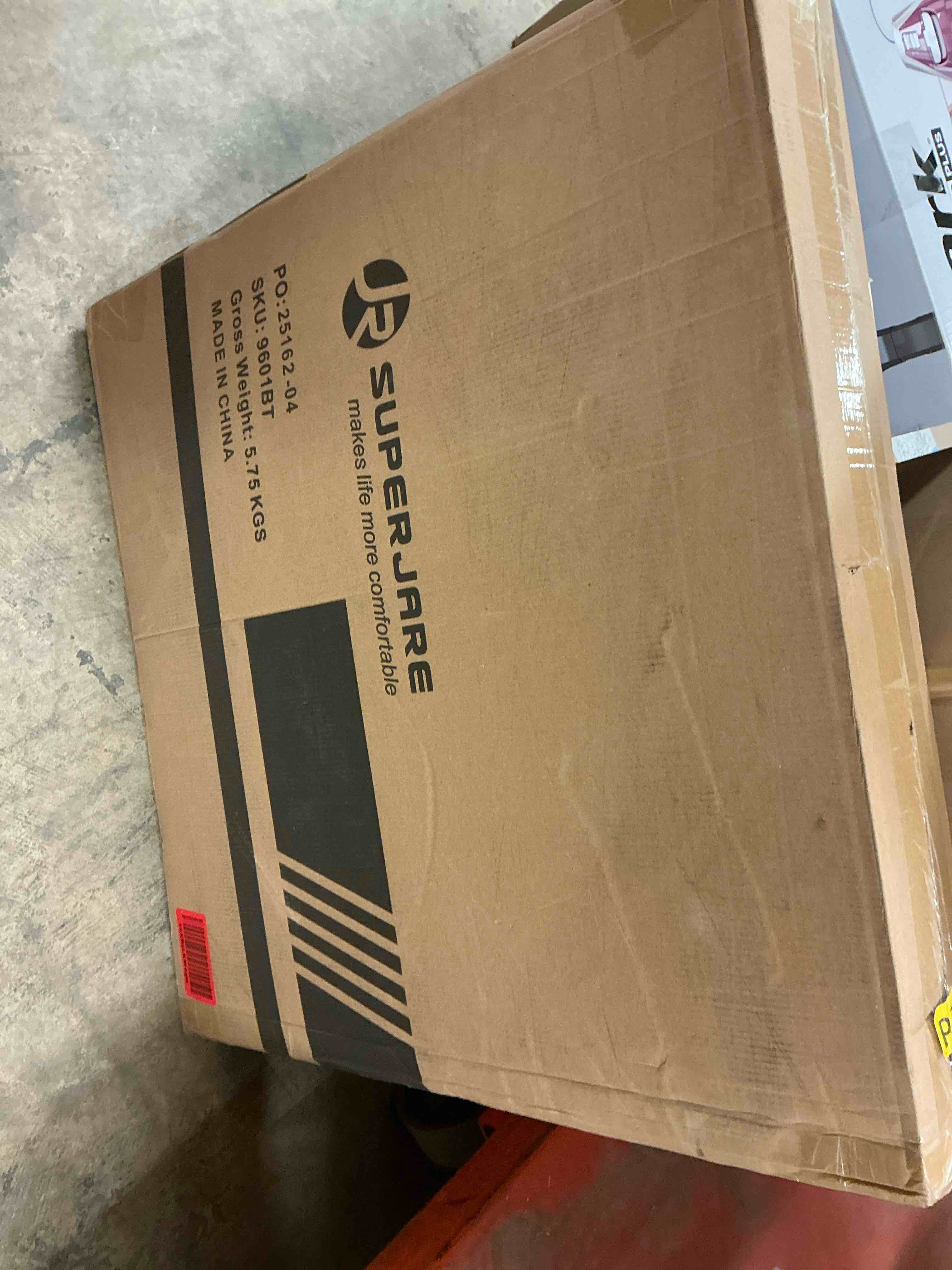 Condition photo showing New/Like New for SUPERJARE 0.56'' Thick 6 Pcs 24 Sq Ft Rubber Top Exercise Equipment Mats, High Density EVA Foam Mats with Rubber Top, Interlocking Gym Flooring for Home Gym, Protective Workout Mat, Black 6 Tiles (24 Sq Ft) Black