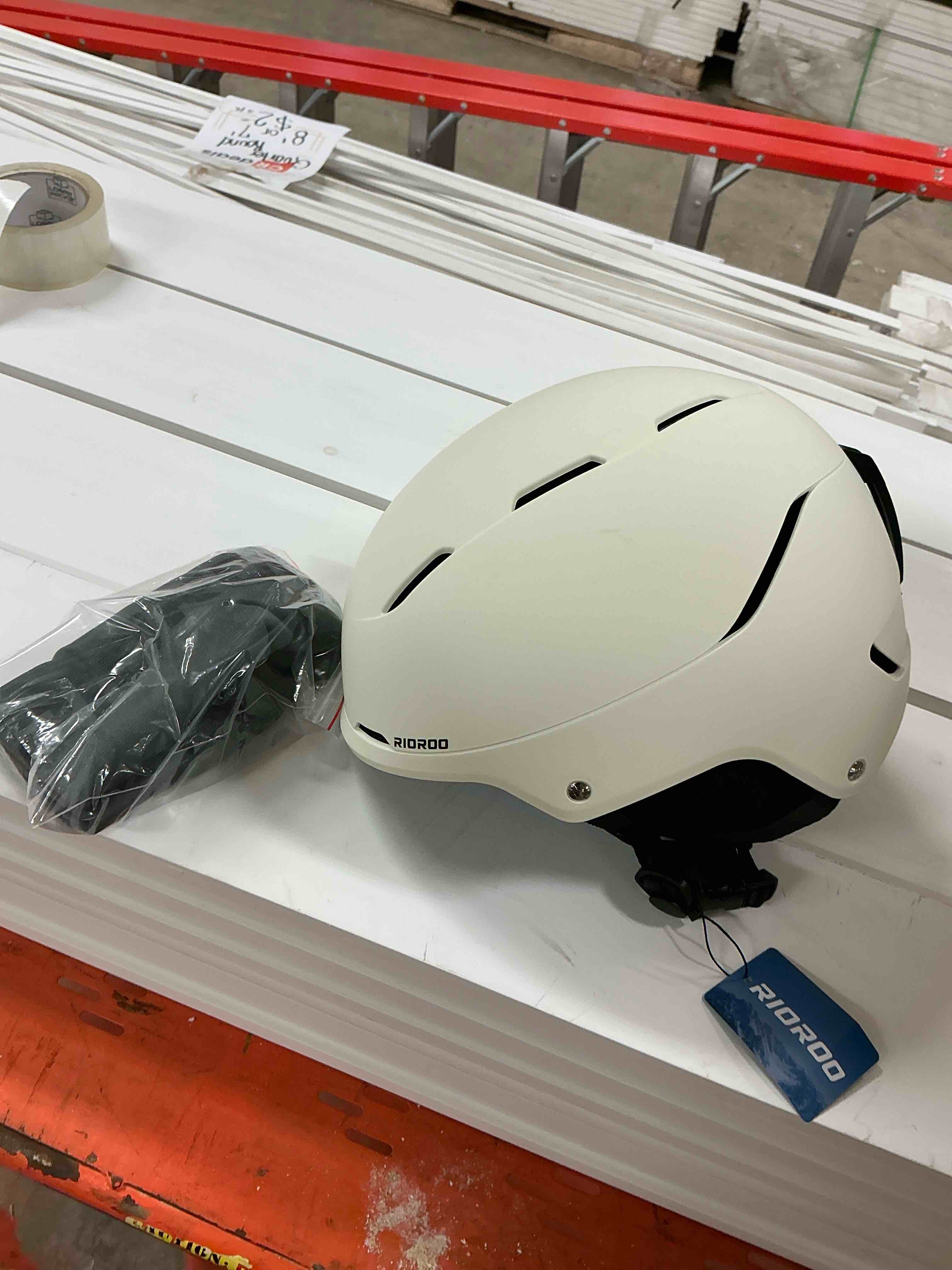 Condition photo showing New/Like New for Ski Helmet for Women Men, Safety Certified Snowboard Helmet with Shockproof ABS Hard Shell for Adults & Youth Small Egg White