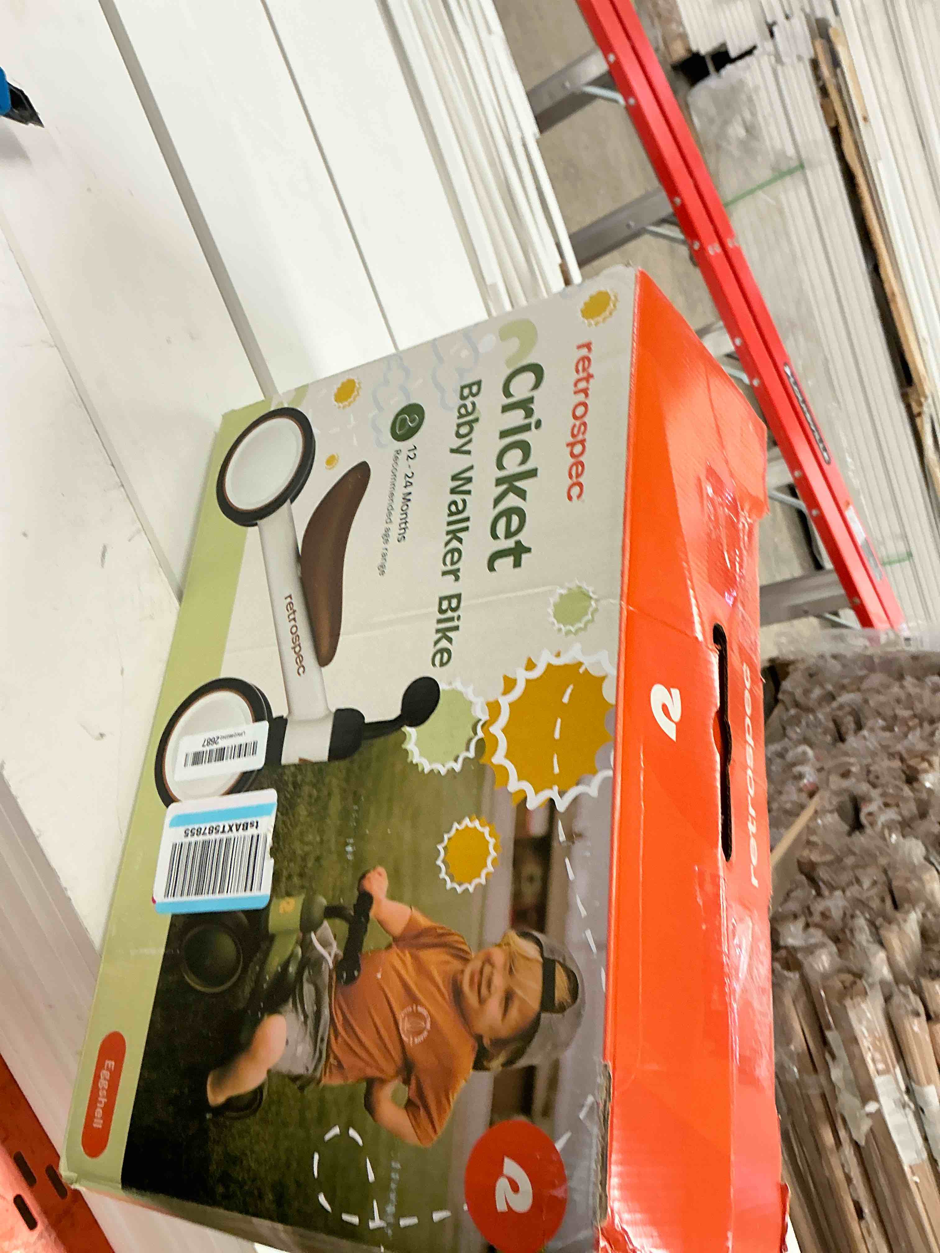 Condition photo showing Good Condition for Retrospec Cricket Baby Walker Balance Bike with 4 Wheels for Ages 12-24 Months - Baby Toys & Toddler Toys for 1 Year Olds - Ride On Bicycle - Boys & Girls Eggshell One Size